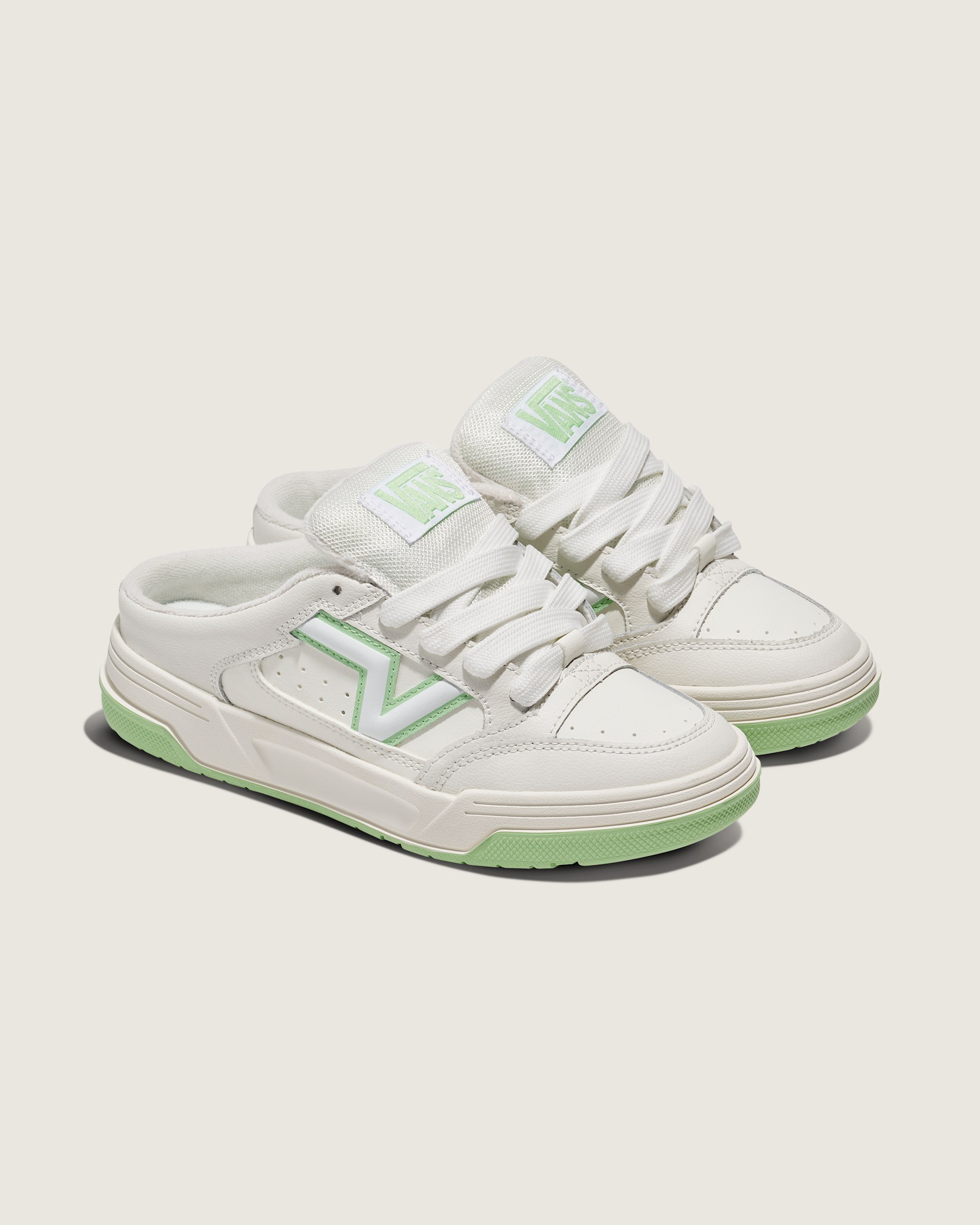Upland Mule Shoe VANS Off White  Green ALT1