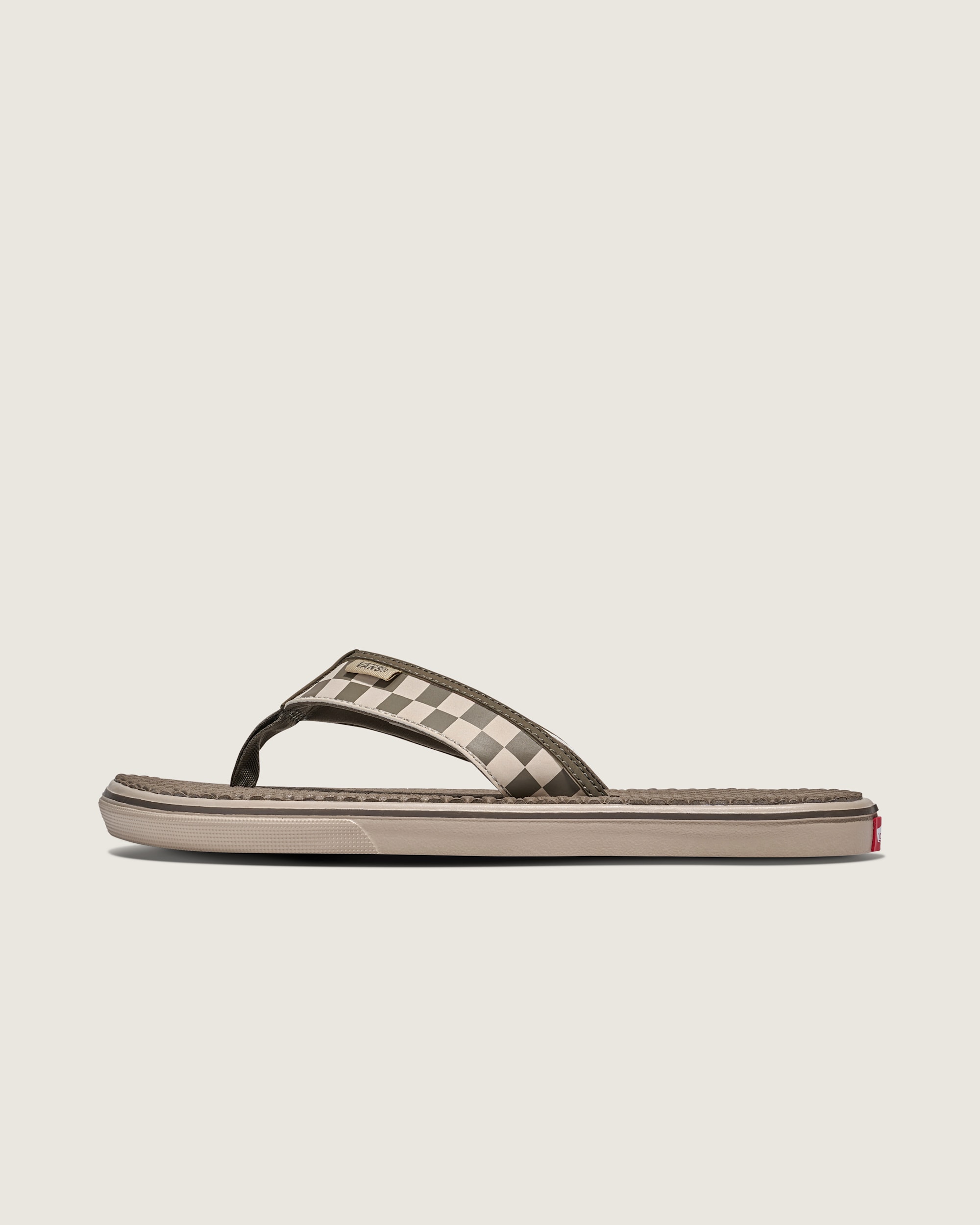 La Costa Checkerboard Lite Sandal VANS Bungee Cord Brown HERO
