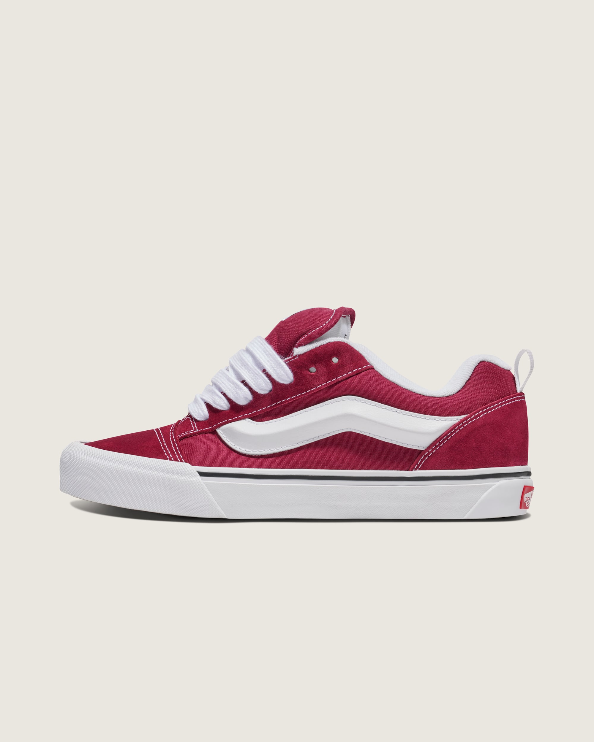 Knu Skool Shoe in Rhododendron Red | Vans