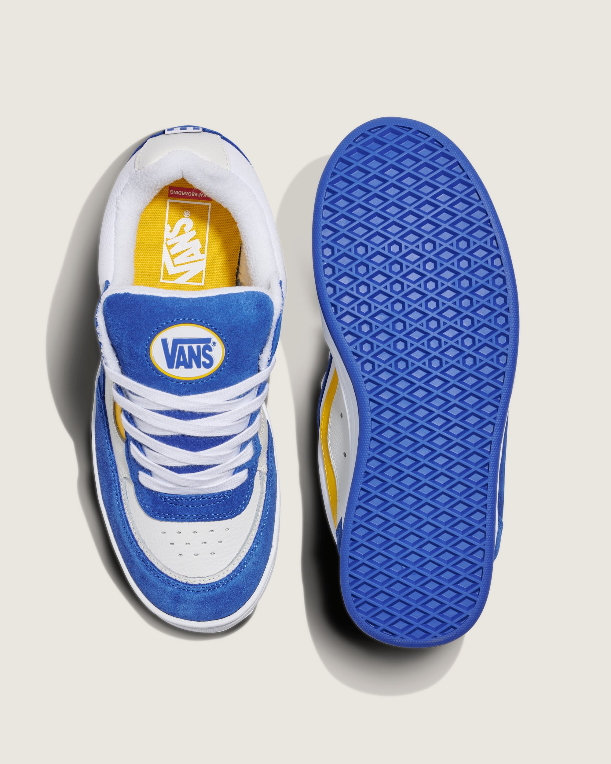 Skate Estazzo Shoe VANS Blue  Yellow  White ALT2