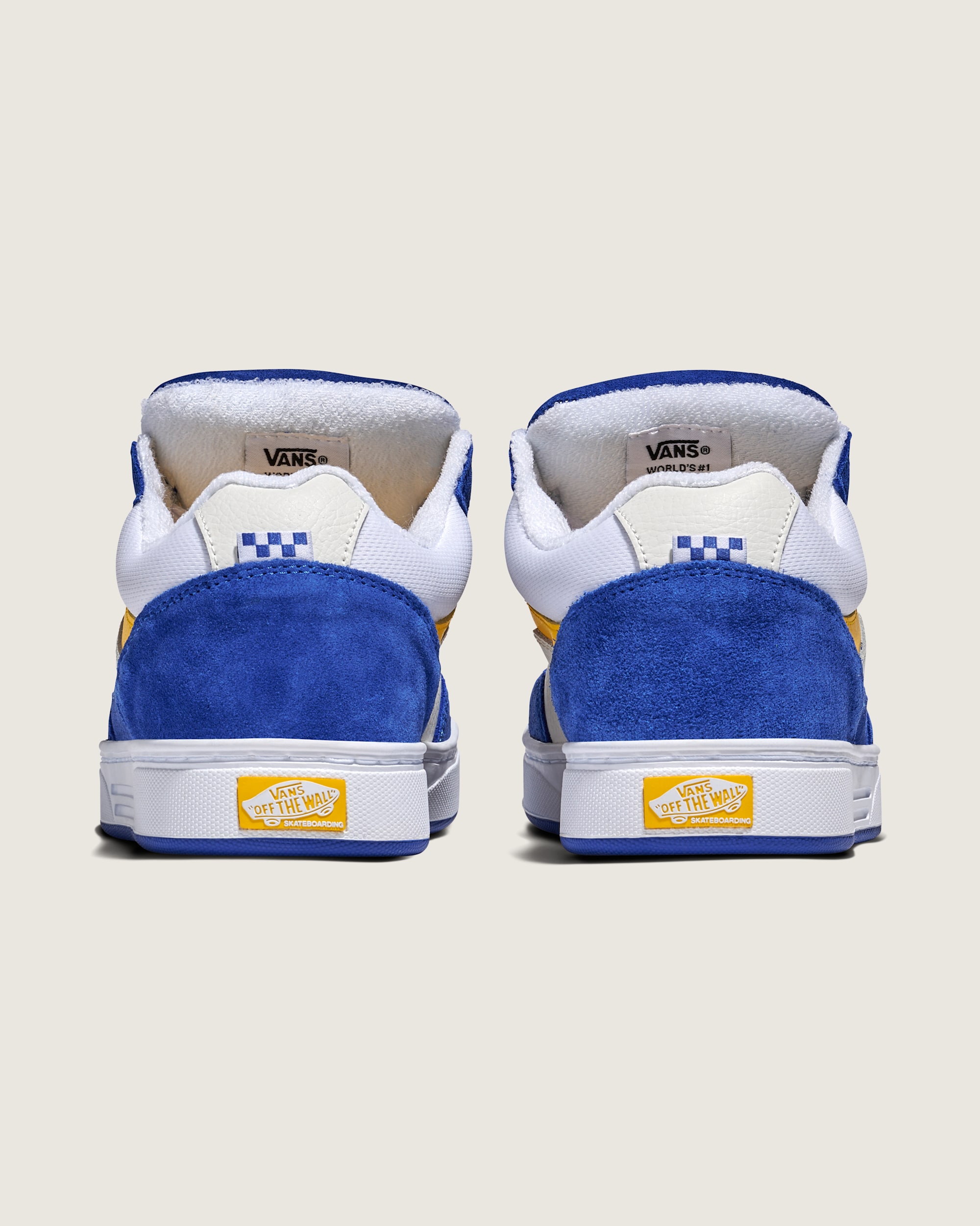 Skate Estazzo Shoe VANS Blue  Yellow  White ALT3