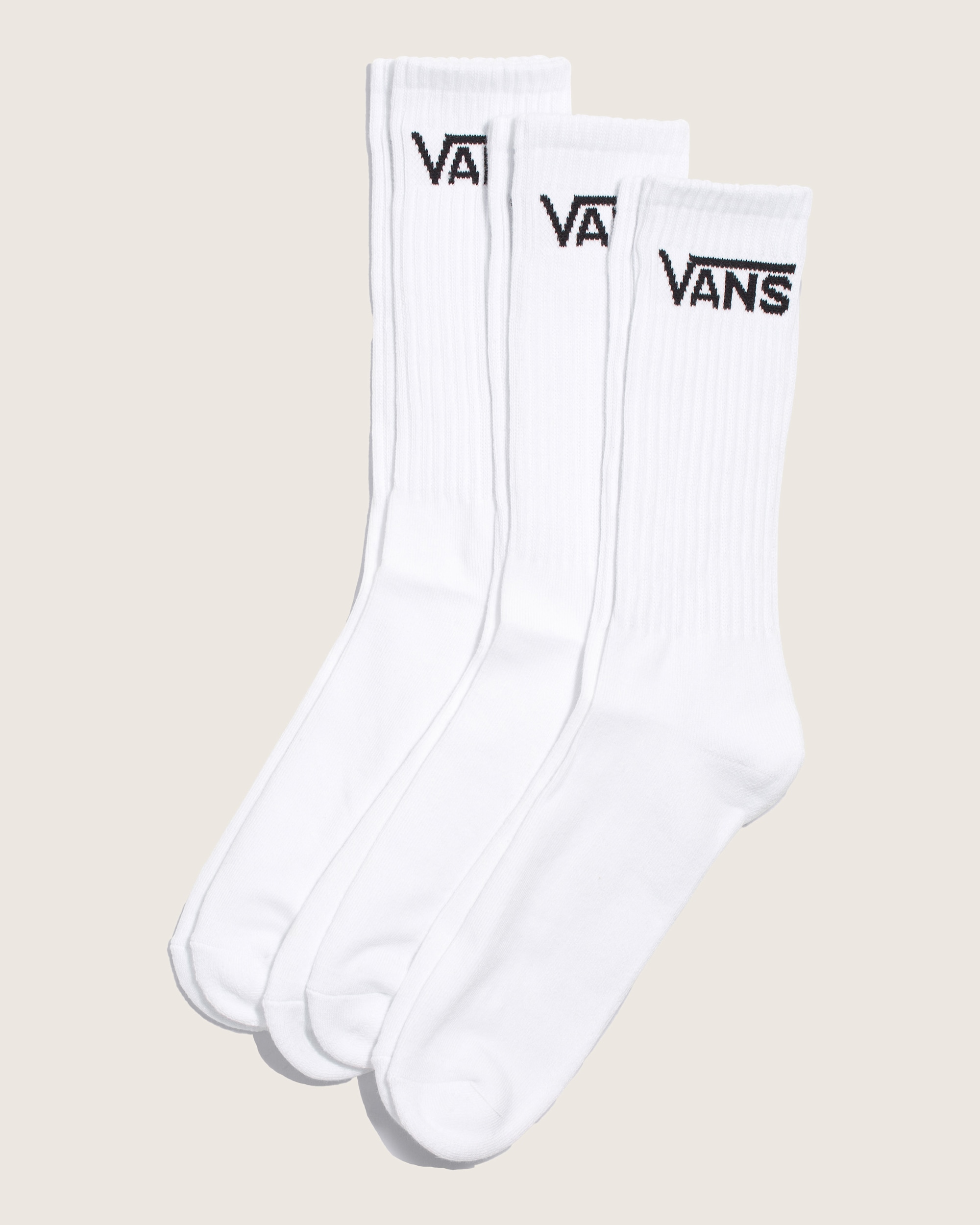Kids Classic Crew Socks VANS White HERO