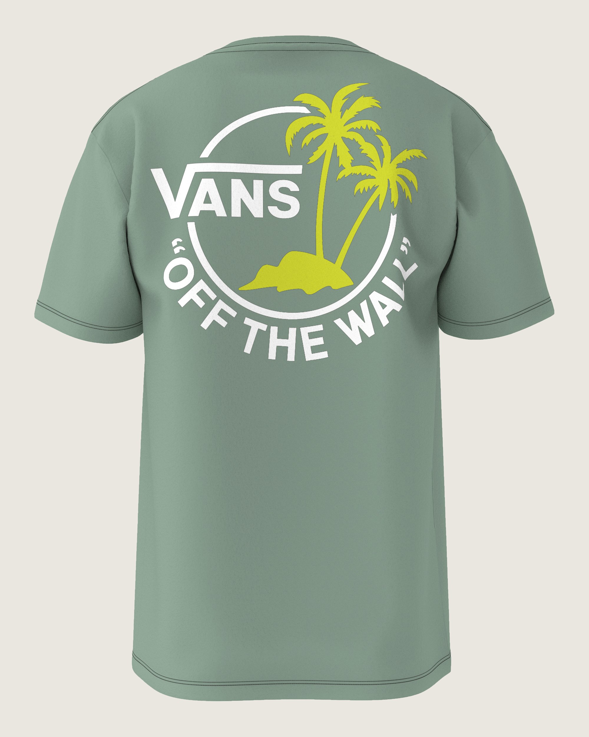 Classic Mini Dual Palm TShirt VANS Iceberg Green HERO