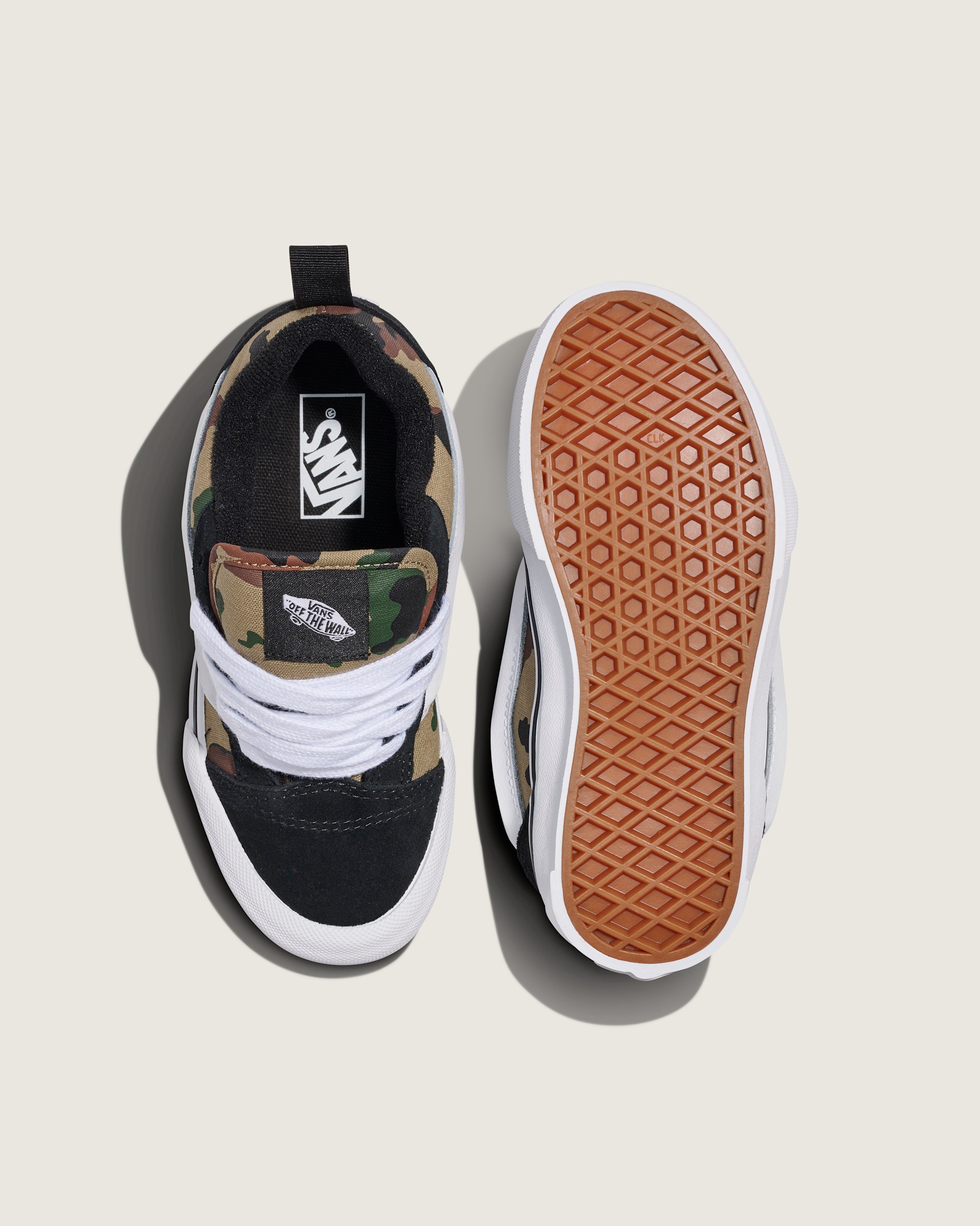 Little Kids Knu Skool Shoe VANS Camo Jungle Green ALT2