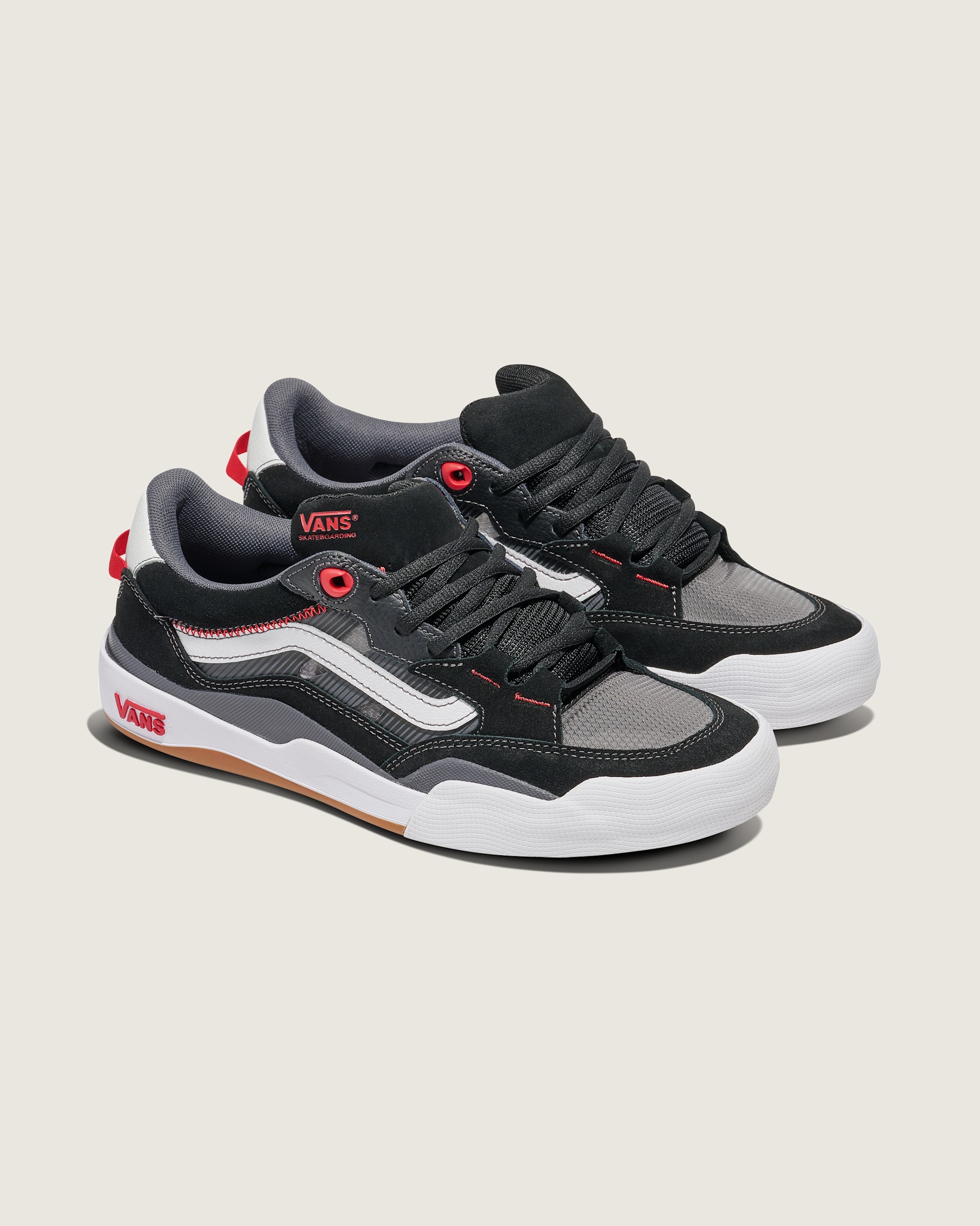 Skate 2 Wayvee Shoe in Black / White / Red | Vans