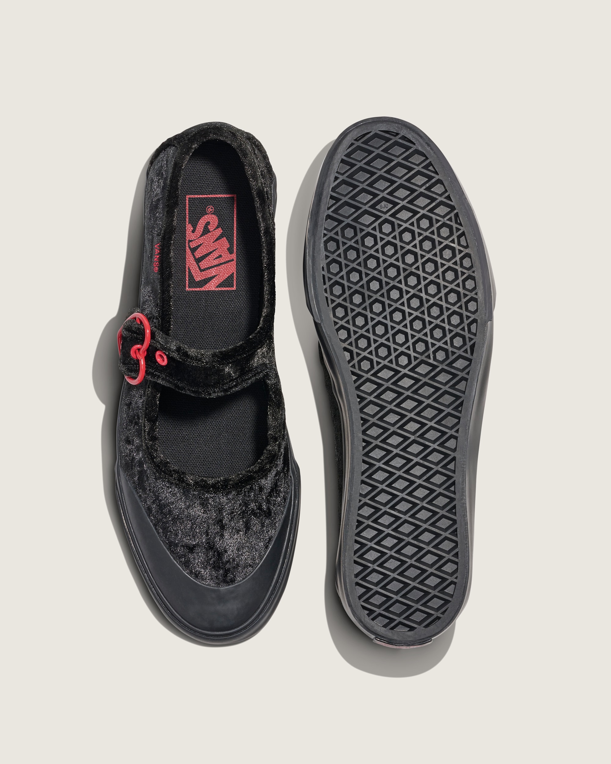 Mary Jane Shoe VANS Black  Red ALT2