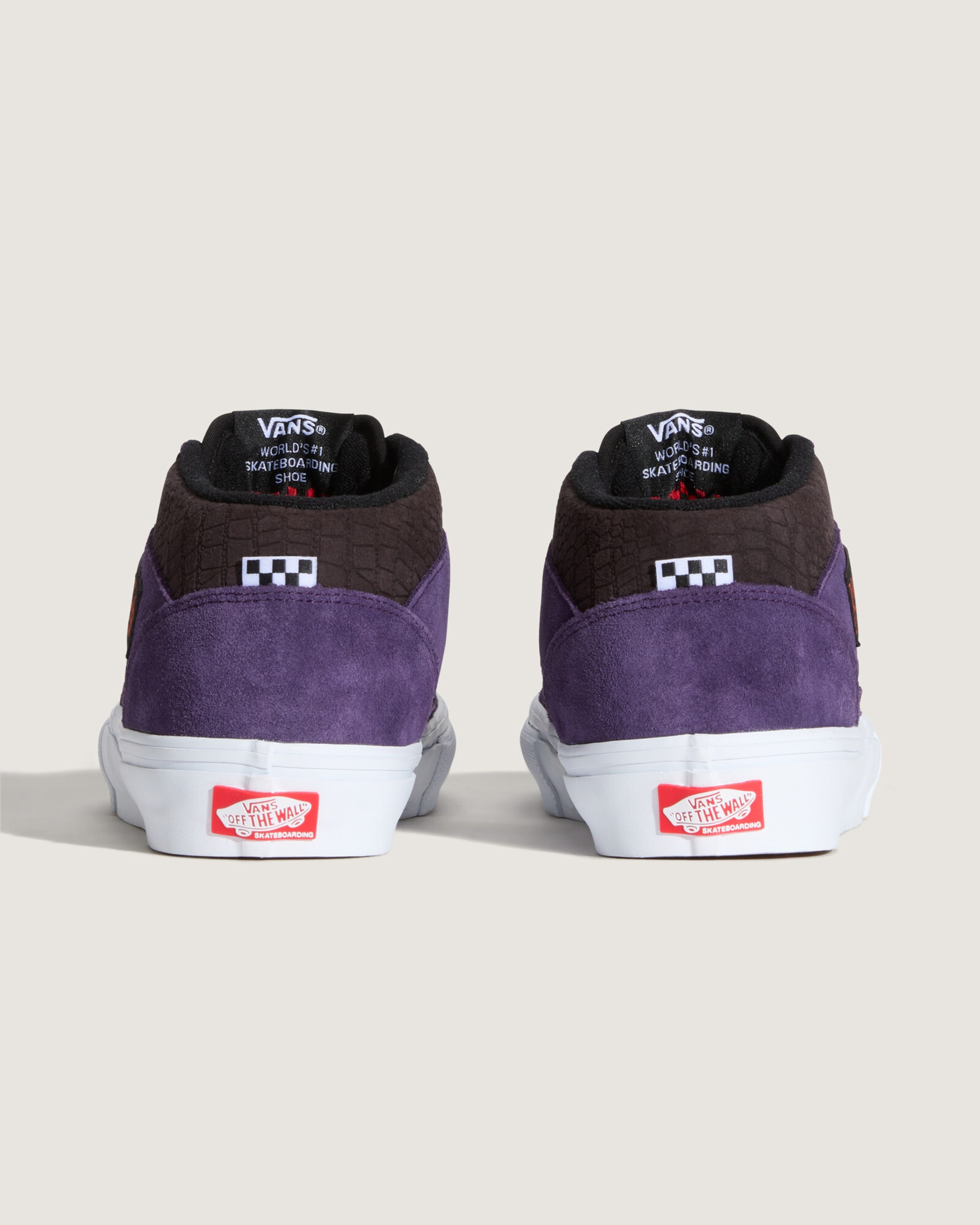 Skate Half Cab Shoe VANS Croc Grape Purple ALT3