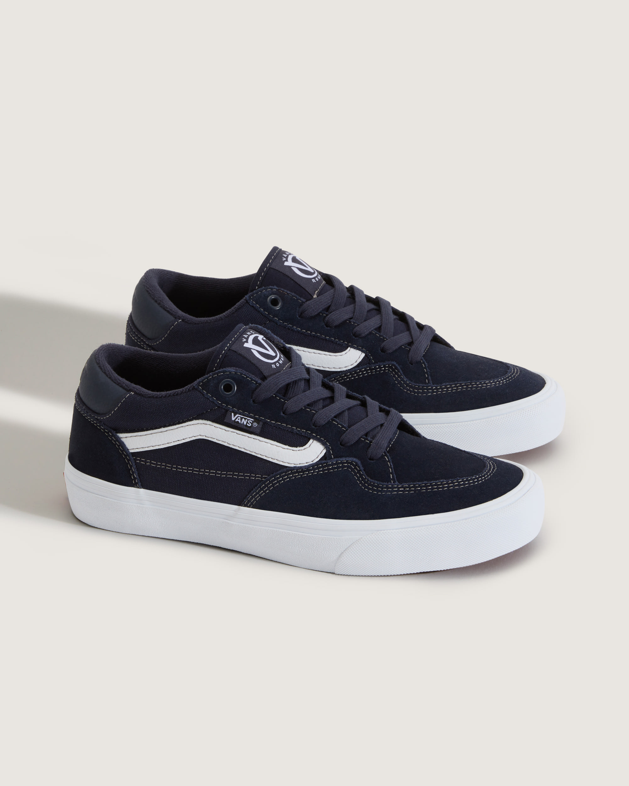 Skate Rowan Shoe VANS Navy Blue  White ALT1