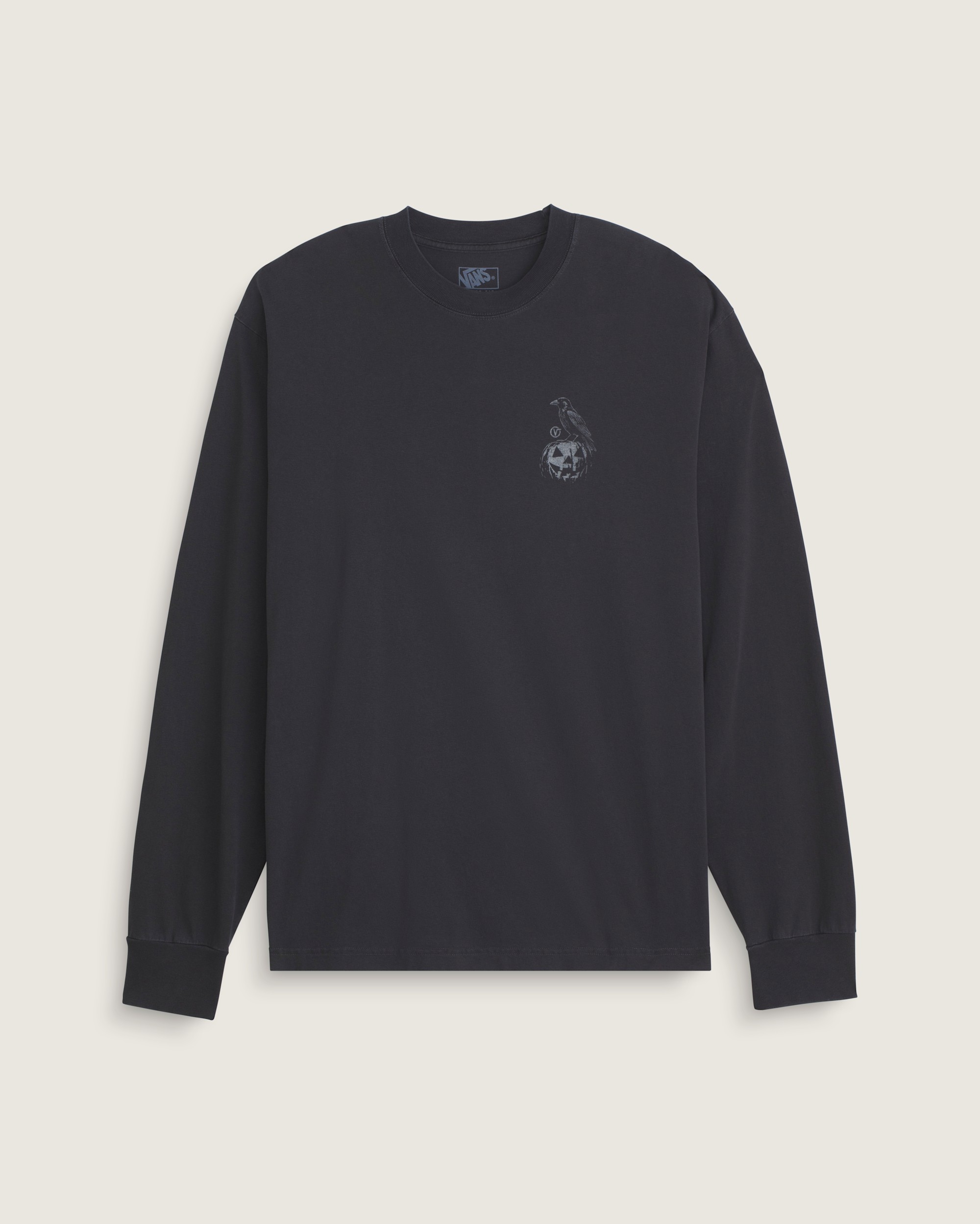 Late Night Long Sleeve Halloween T-Shirt in Black | Vans