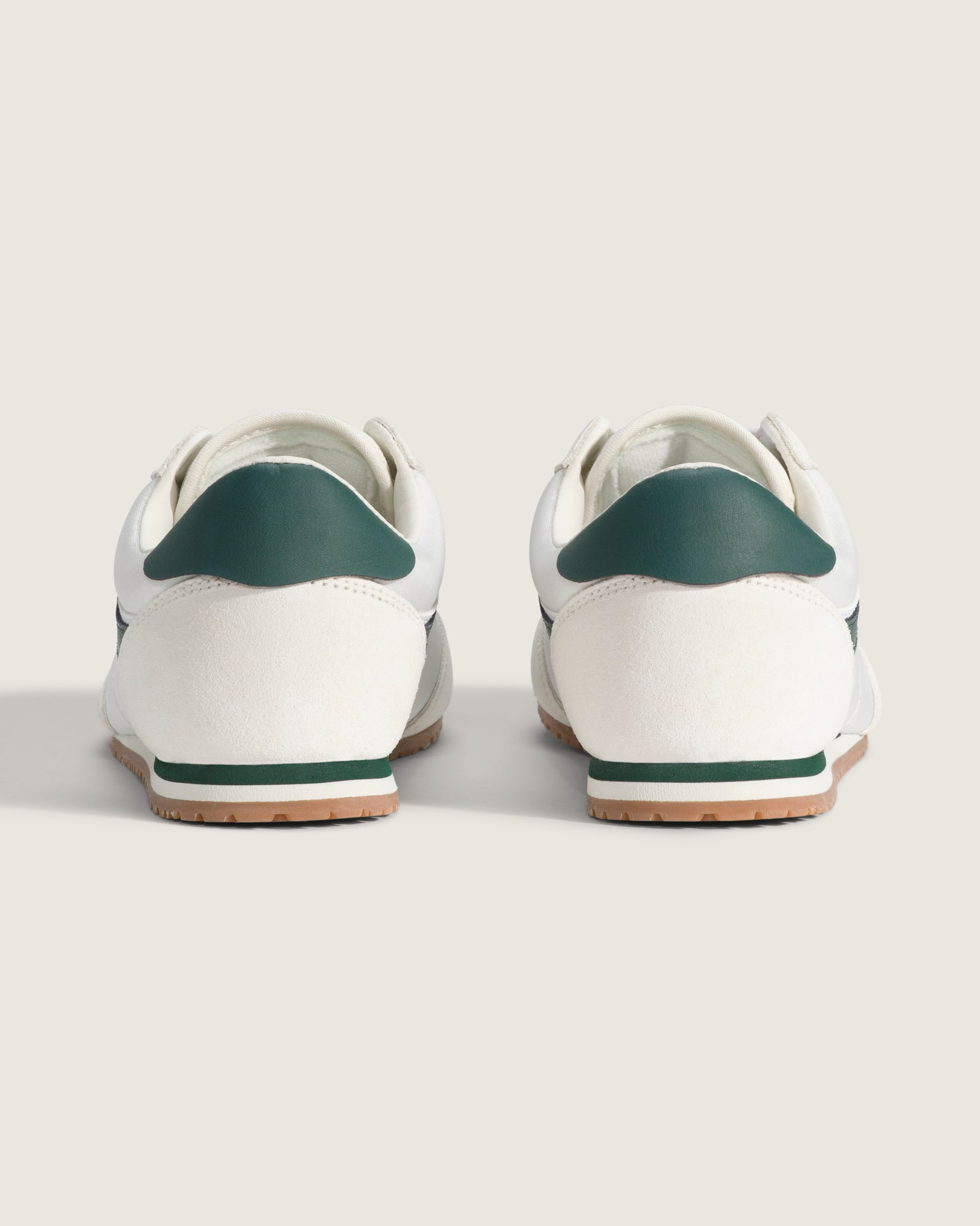 Super Lowpro Shoe VANS Marshmallow White   Emerald Green ALT3