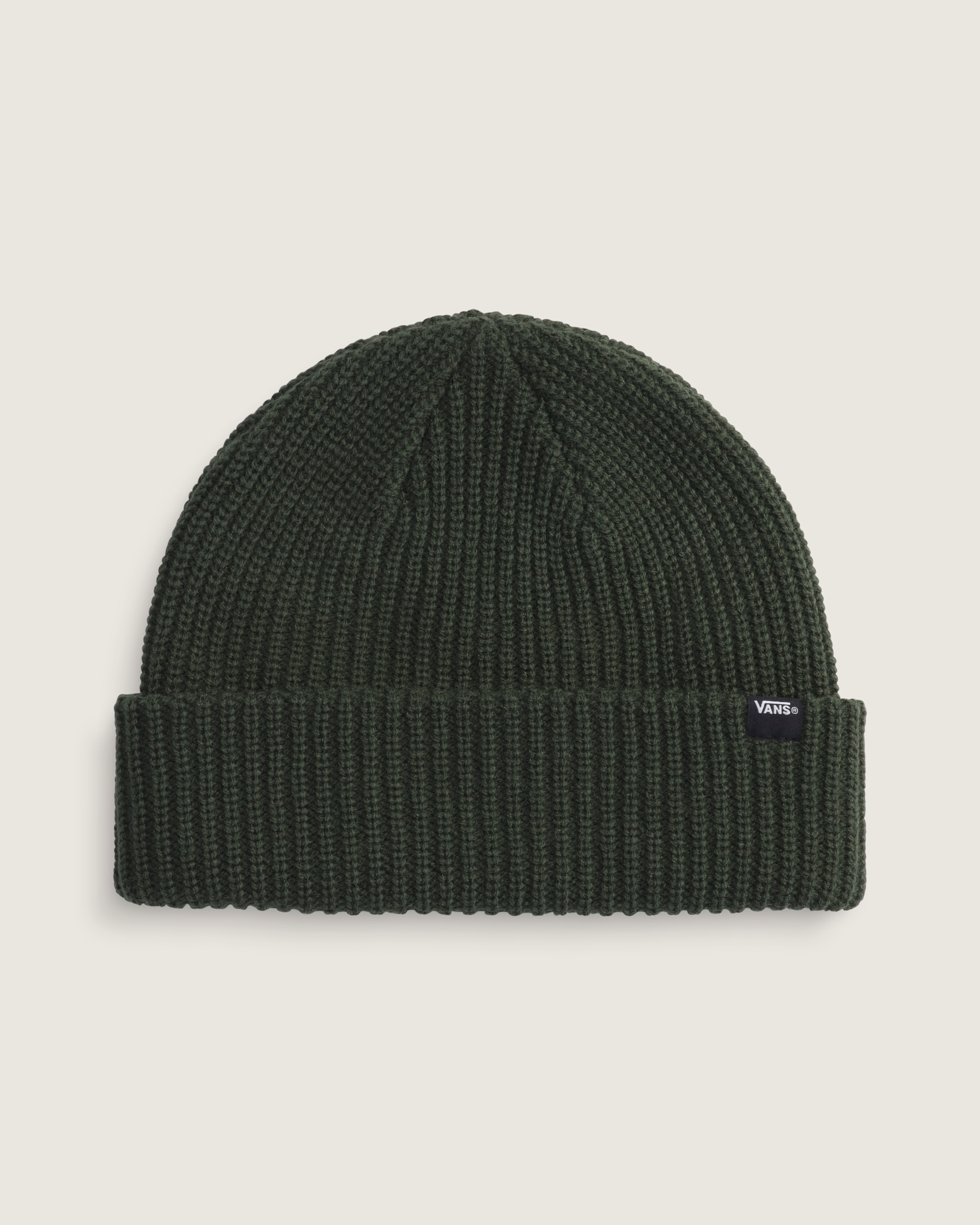 Core Basic Cuff Beanie en Dried Kelp Green | Vans CA