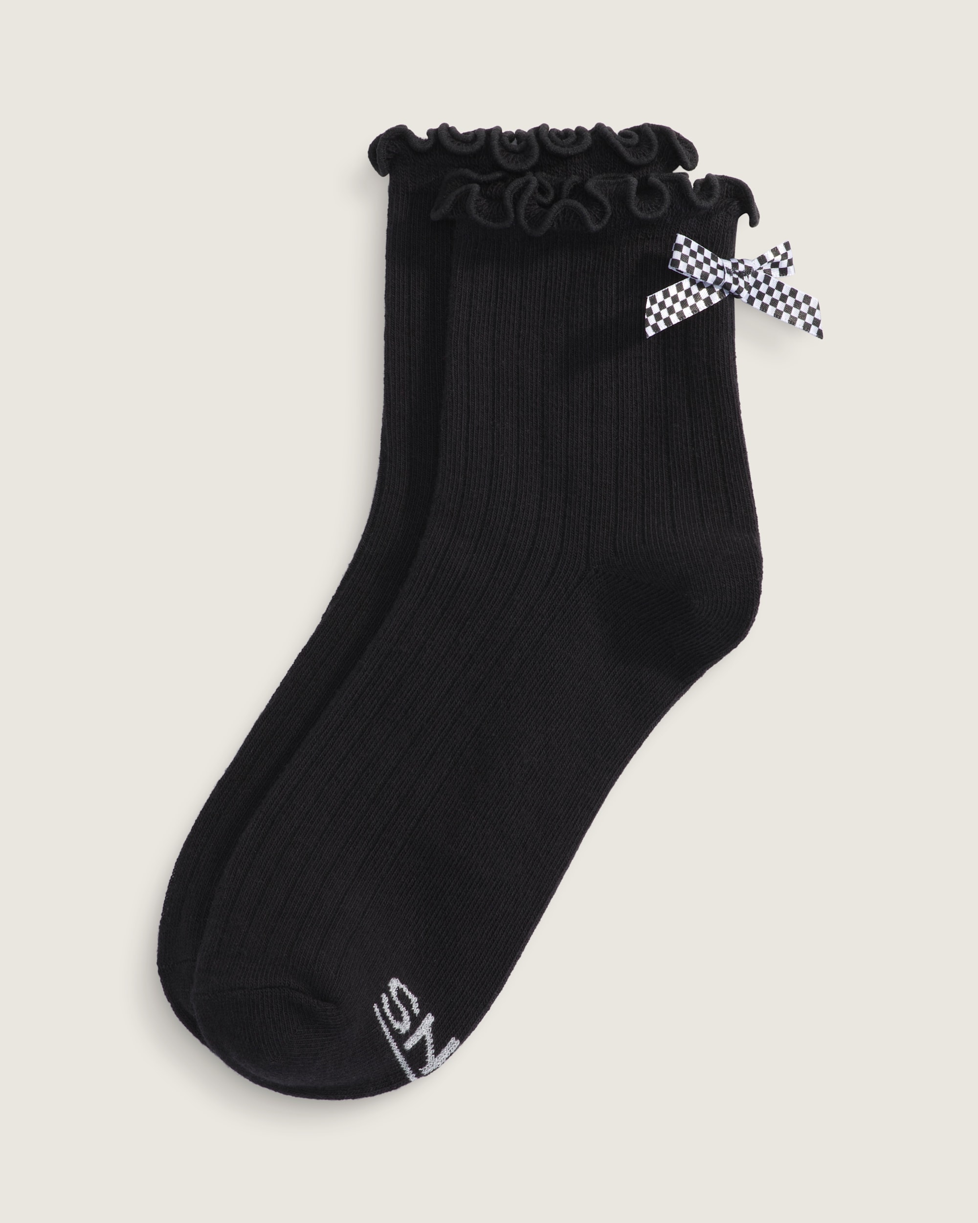 Bow Back Crew Socks VANS Black HERO