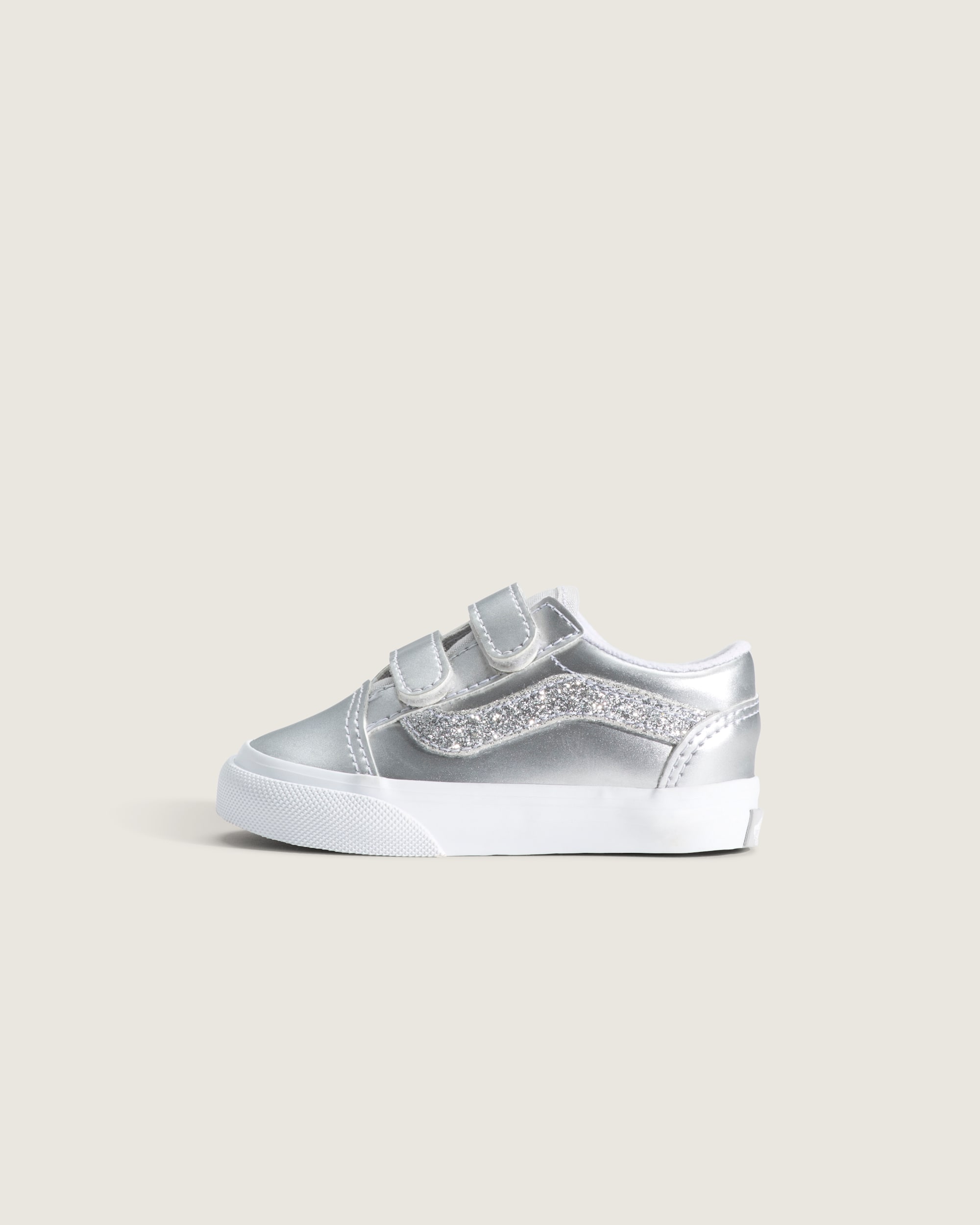 Toddler Old Skool V Shoe VANS Dazzled Lunar Rock Grey HERO