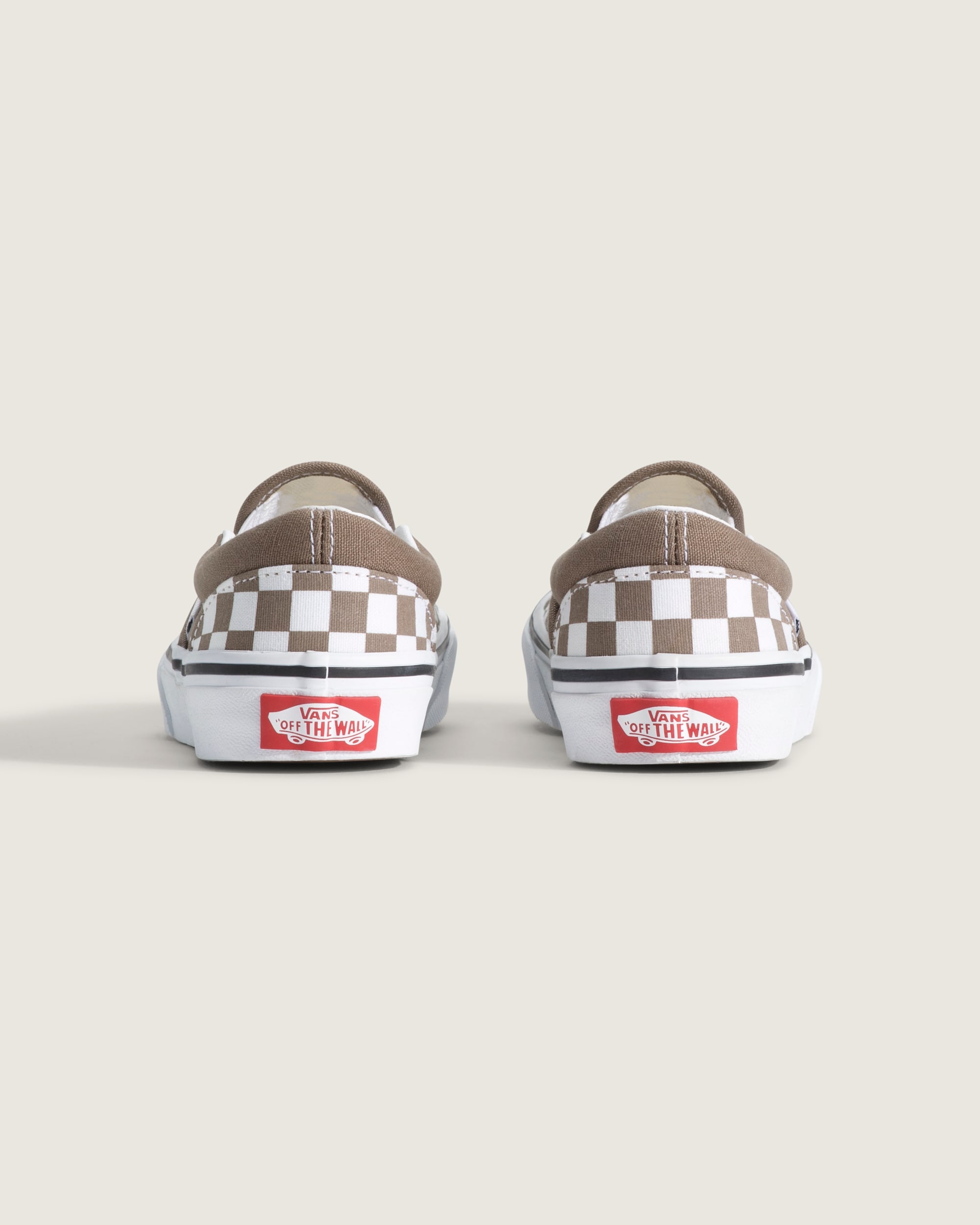 Little Kids Classic SlipOn Checkerboard Shoe VANS Checkerboard Walnut Brown ALT3