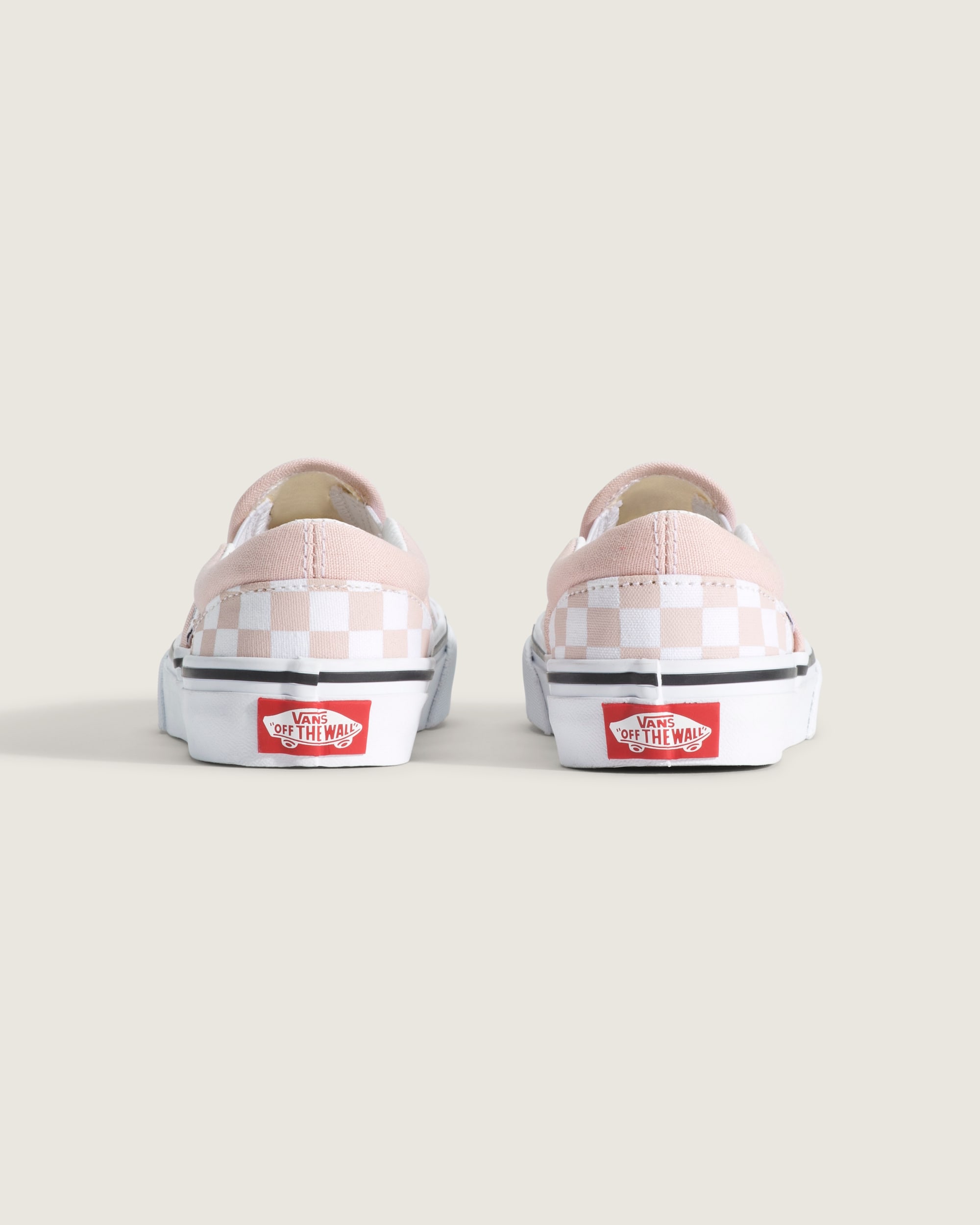 Little Kids Classic SlipOn Checkerboard Shoe VANS Checkerboard Sepia Rose Pink ALT3