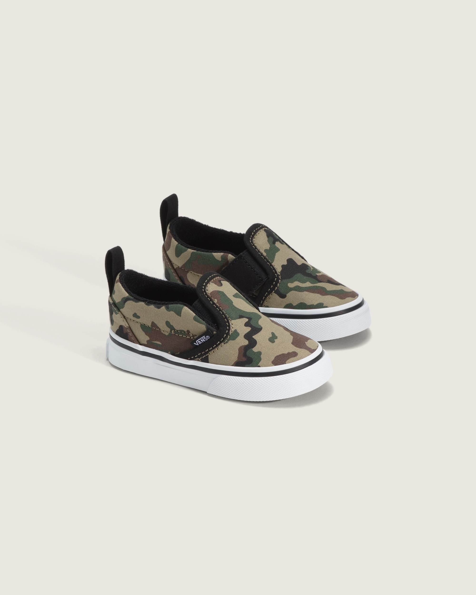 Toddler Classic SlipOn V Shoe VANS Camo Black  Green ALT1