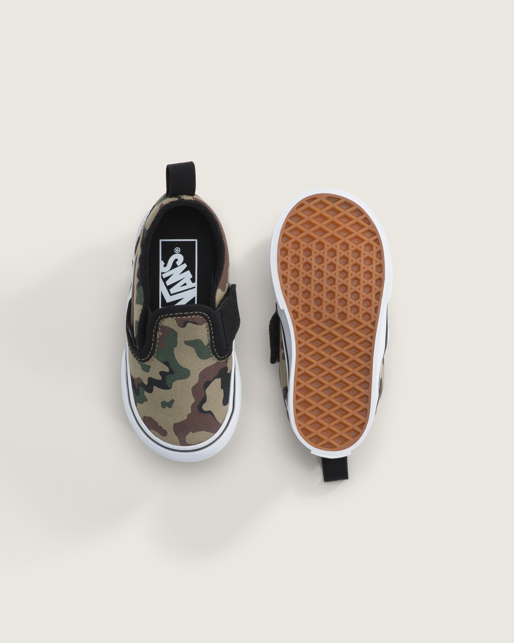Toddler Classic SlipOn V Shoe VANS Camo Black  Green ALT2
