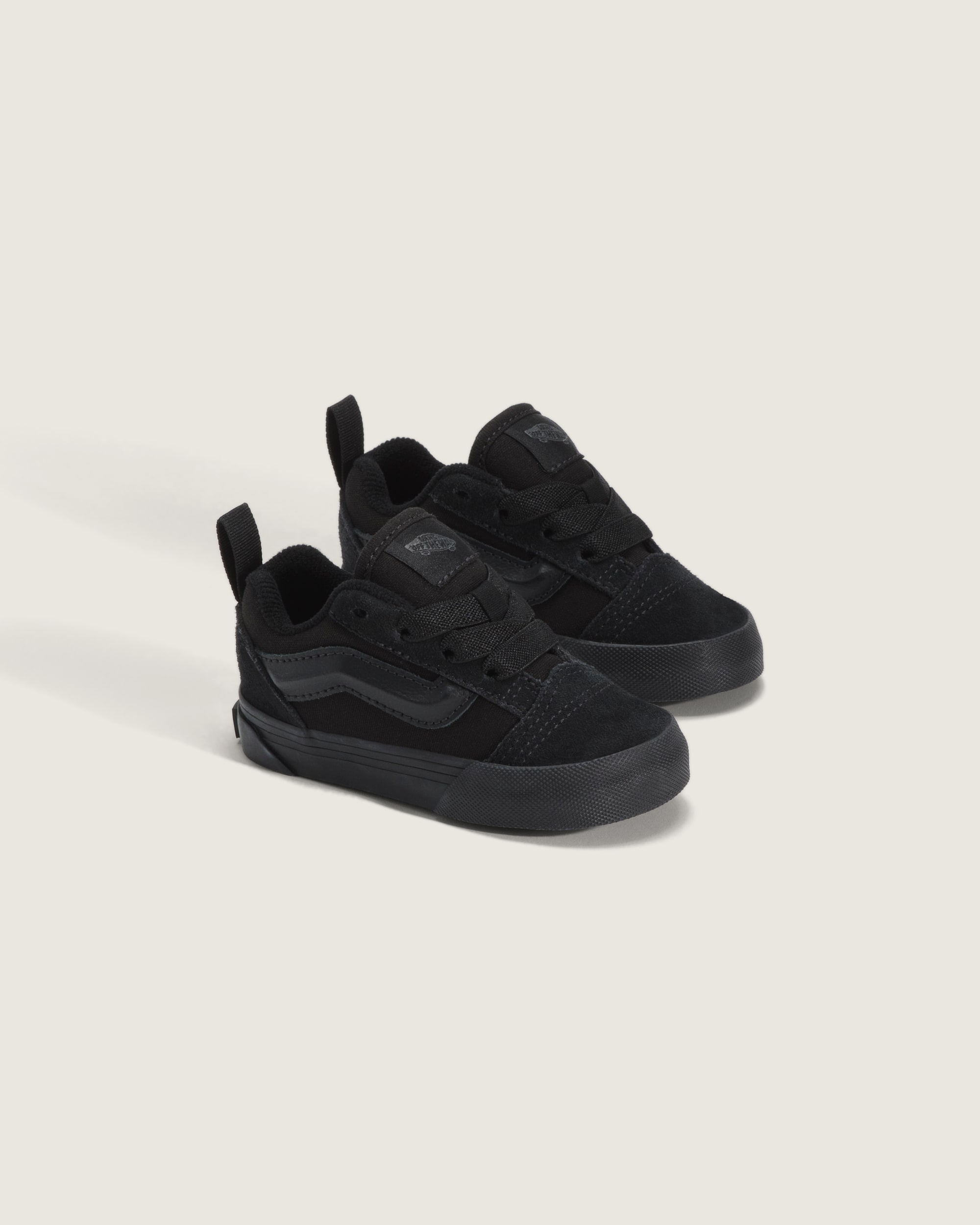 Toddler Knu Skool Shoe VANS Triple Black ALT1
