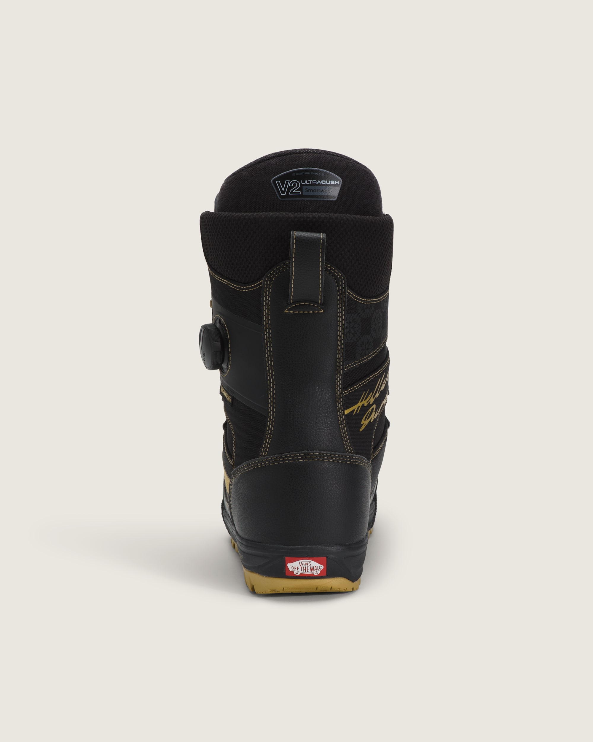 Invado Pro X Rene Rinnekangas Snowboard Boot VANS Black  Gold Yellow ALT4