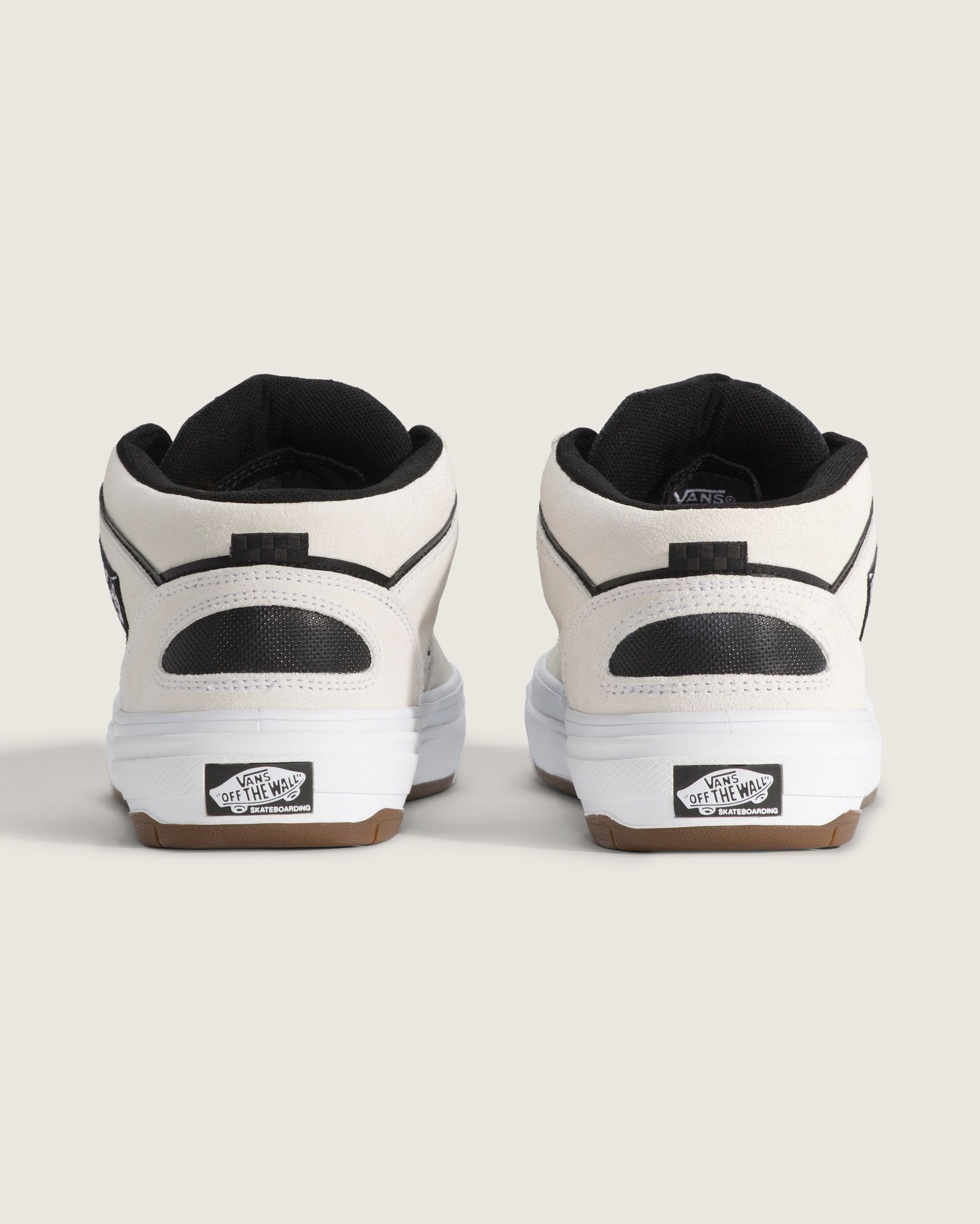 Skate Half Cab Wafflecup Shoe VANS White  Black ALT3