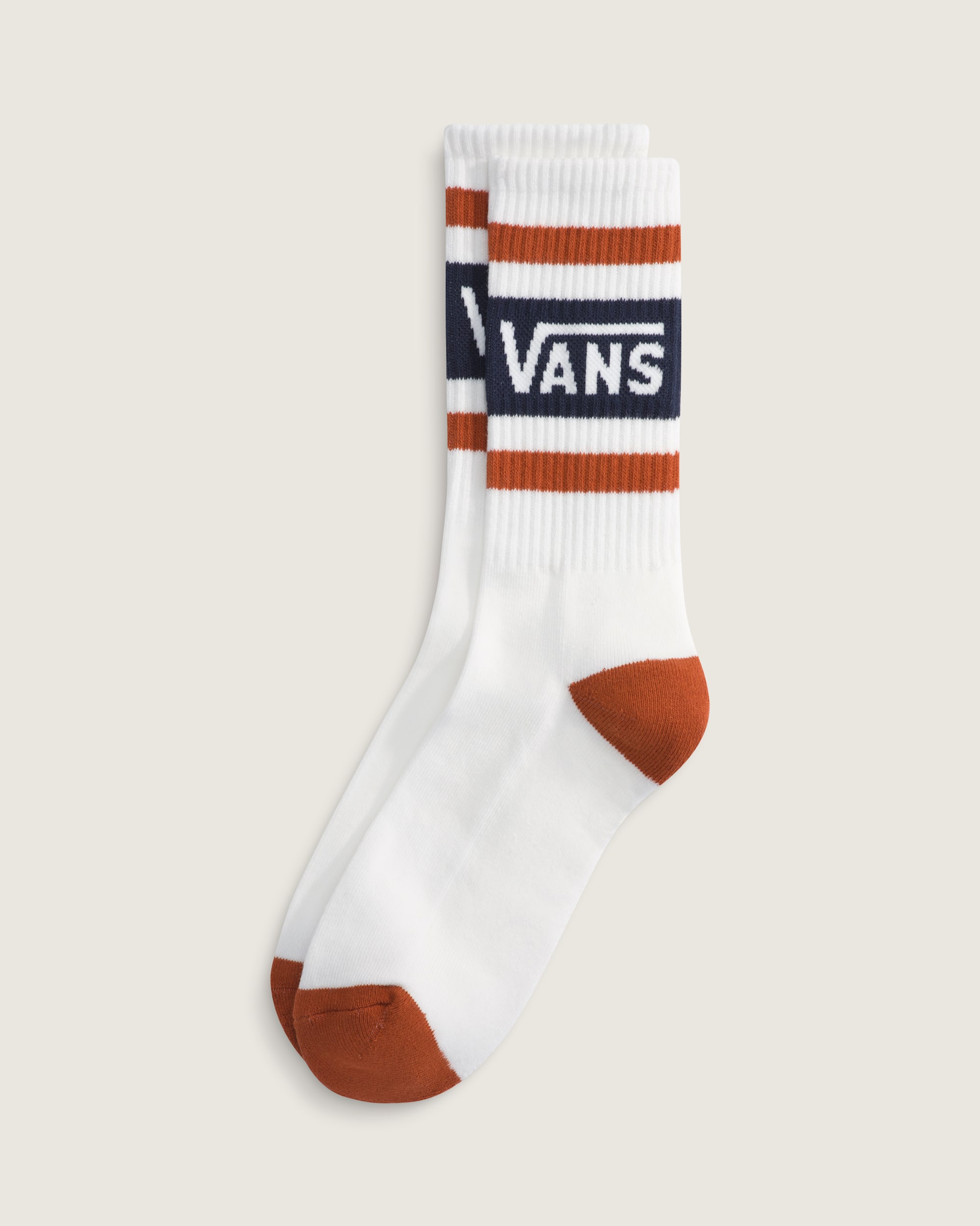 Vans Drop V Crew Socks VANS Burnt Orange HERO
