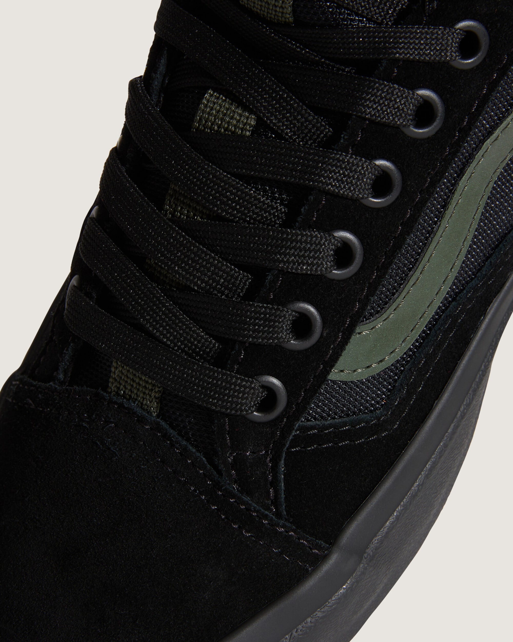 Skate Old Skool 36 Shoe by Atiba Jefferson VANS Atiba Black  Dark Green ALT7