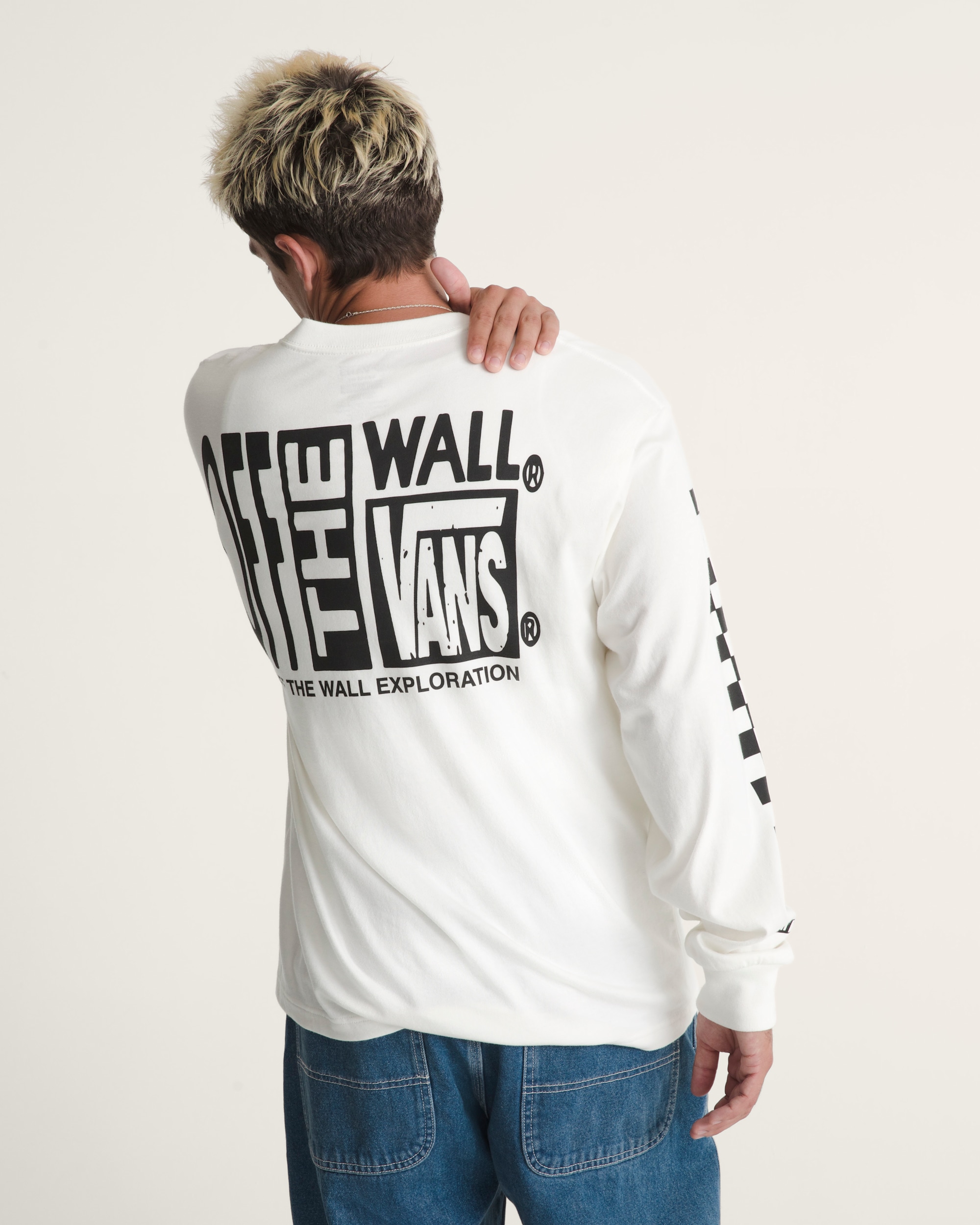 TeamTeam Long Sleeve TShirt VANS Egret White ALT3
