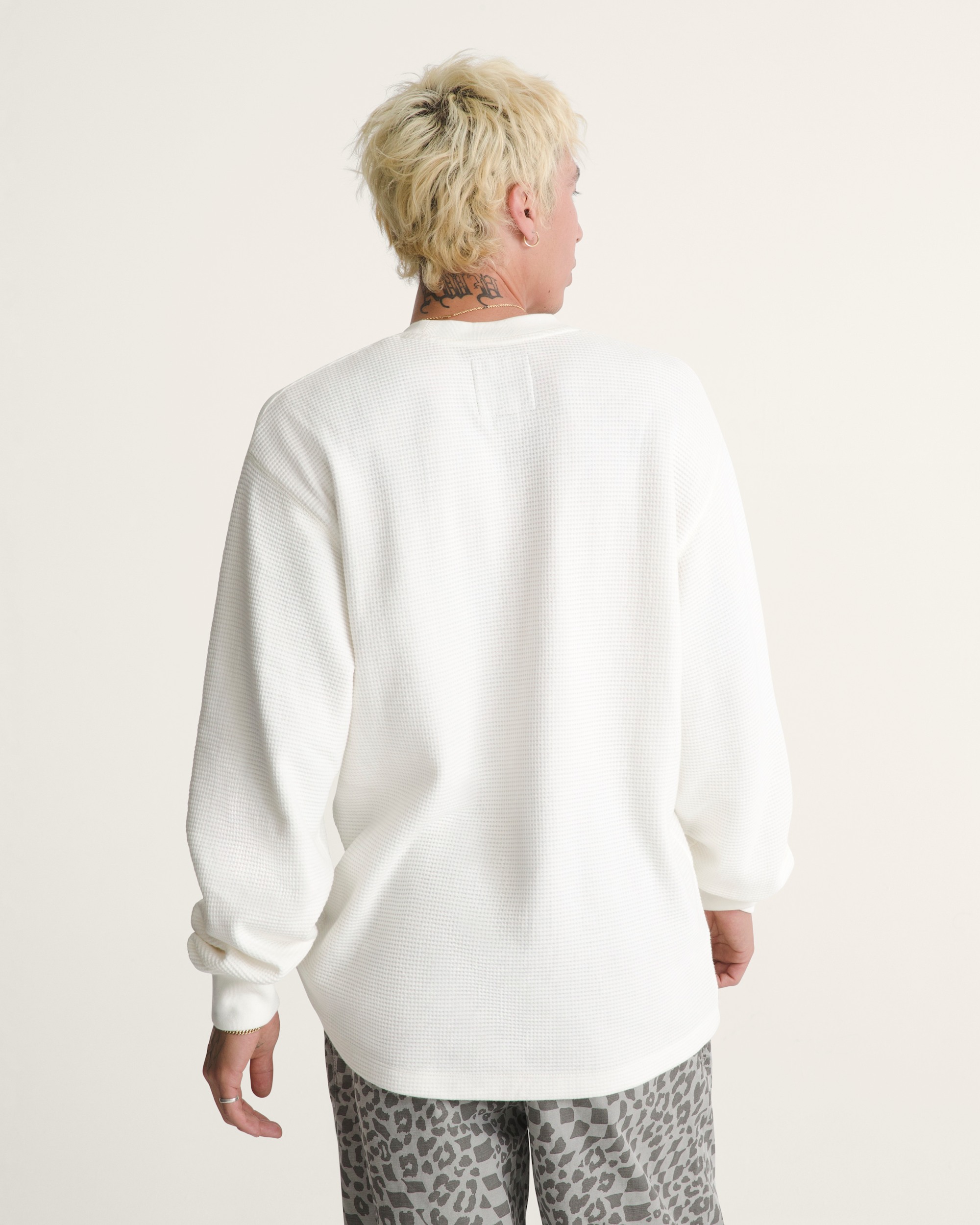 Navigate Long Sleeve Thermal Shirt VANS Egret White ALT2