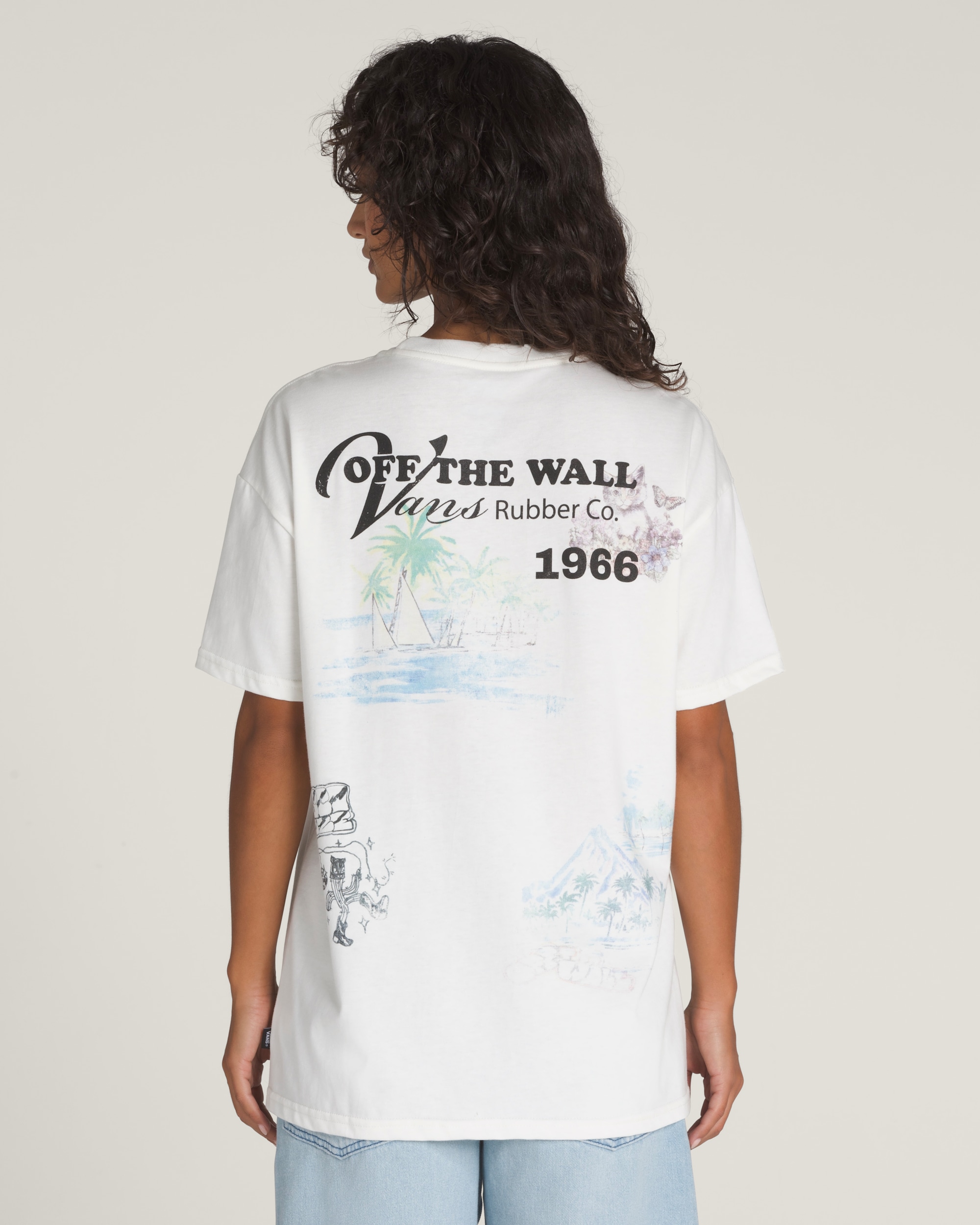 Vintage St Vans TShirt VANS White ALT4