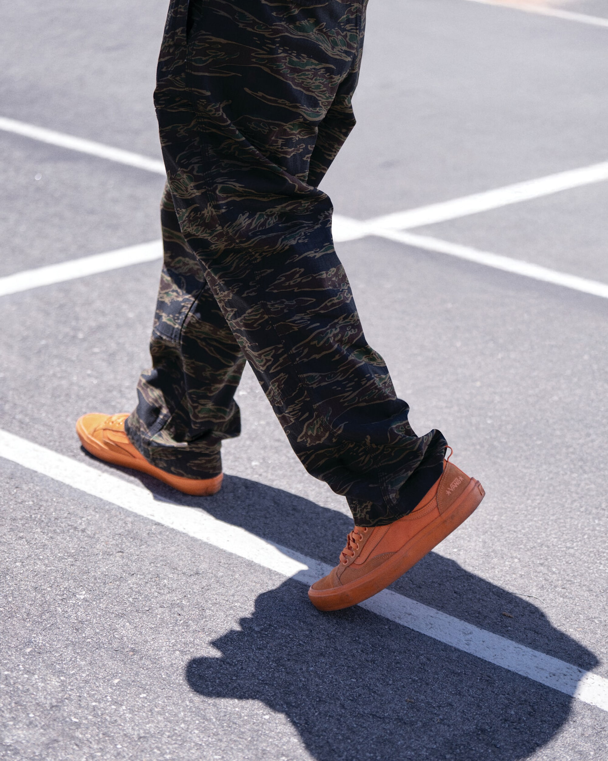Skate Loose Cargo Pants by Atiba Jefferson VANS Atiba Camo Black ALT1