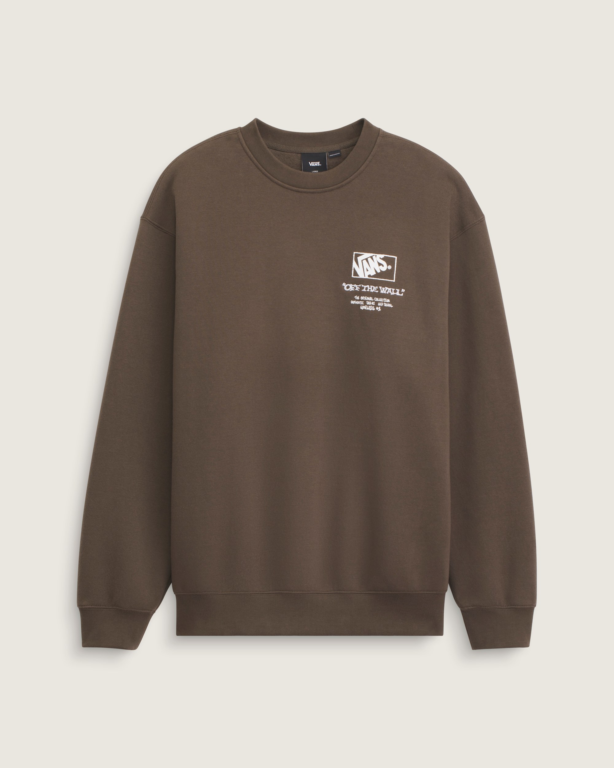 Circle Bones Formula Crew Sweatshirt VANS Coal Brown ALT1