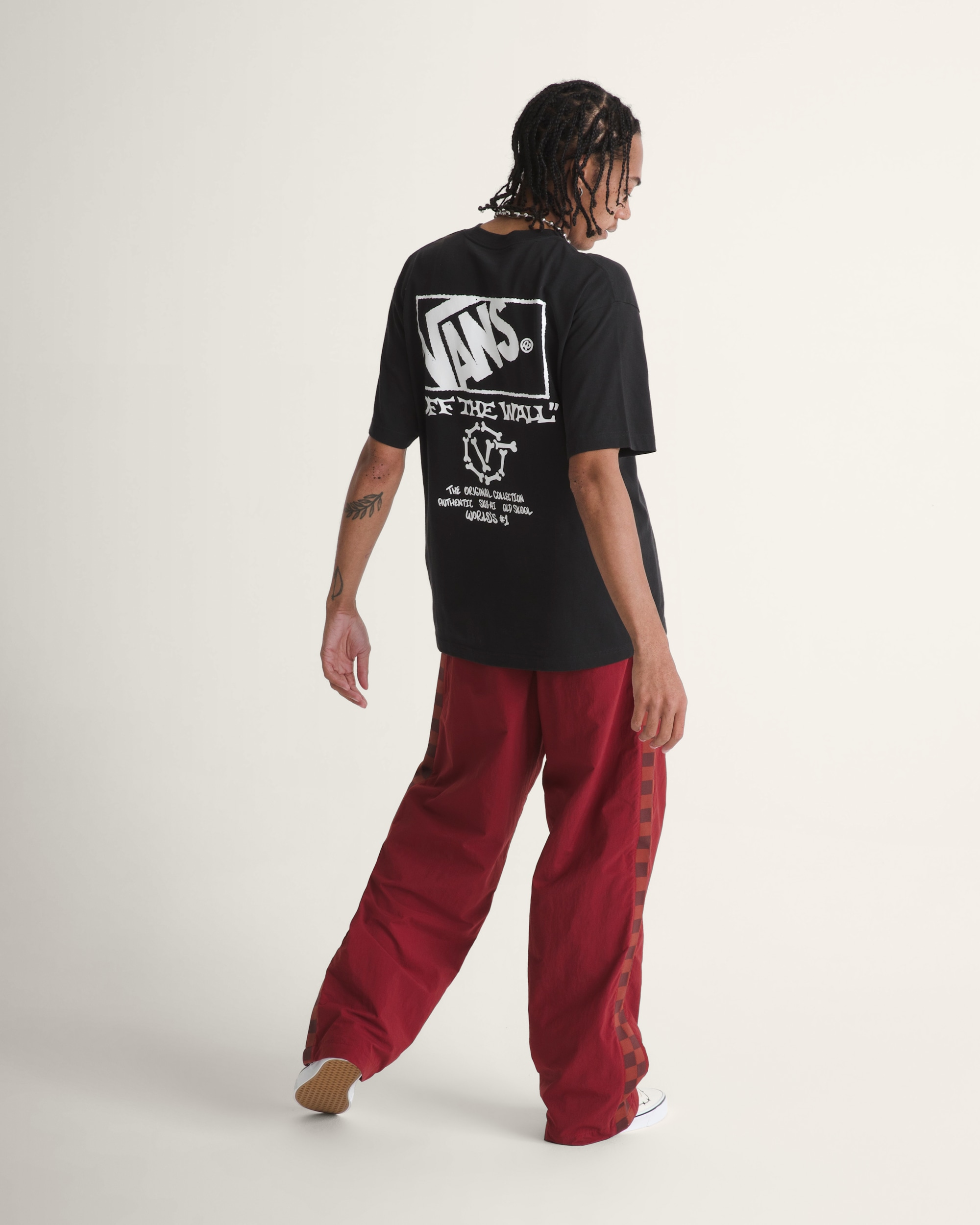 Ronnie Track Pants VANS Bordeaux Red ALT4