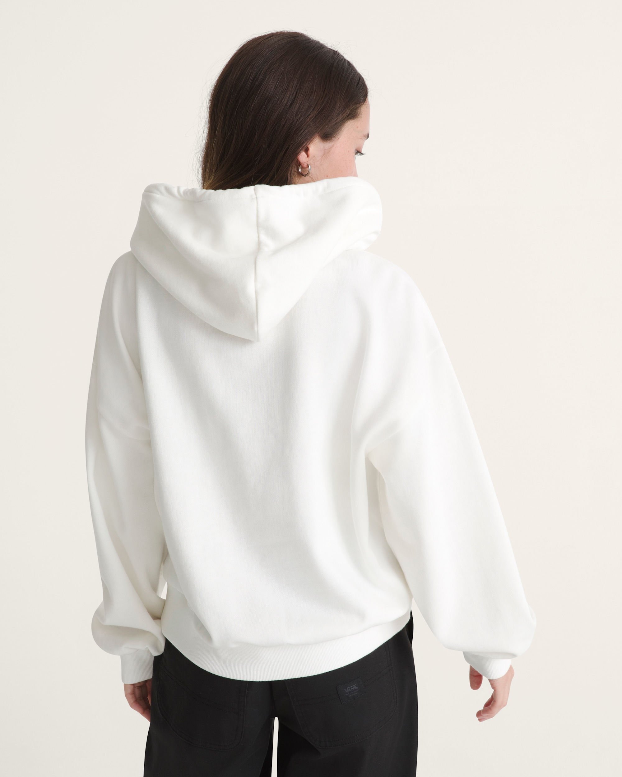 Pearls Logo Retro Pullover Sweatshirt VANS Marshmallow White ALT3