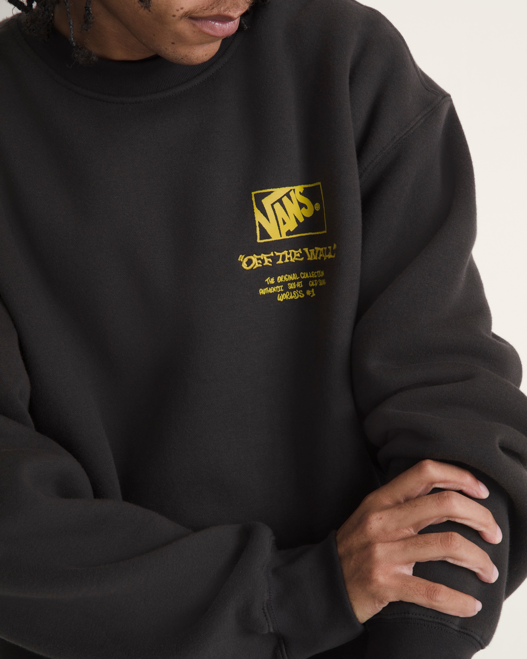 Circle Bones Formula Crew Sweatshirt VANS Black ALT5