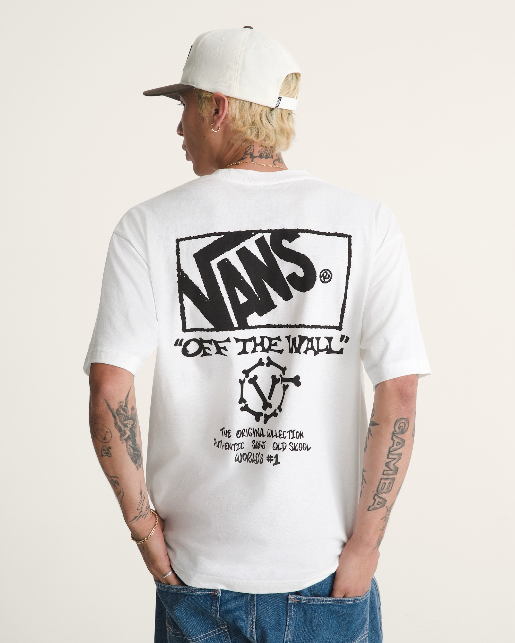 Circle Bones TShirt VANS White ALT3