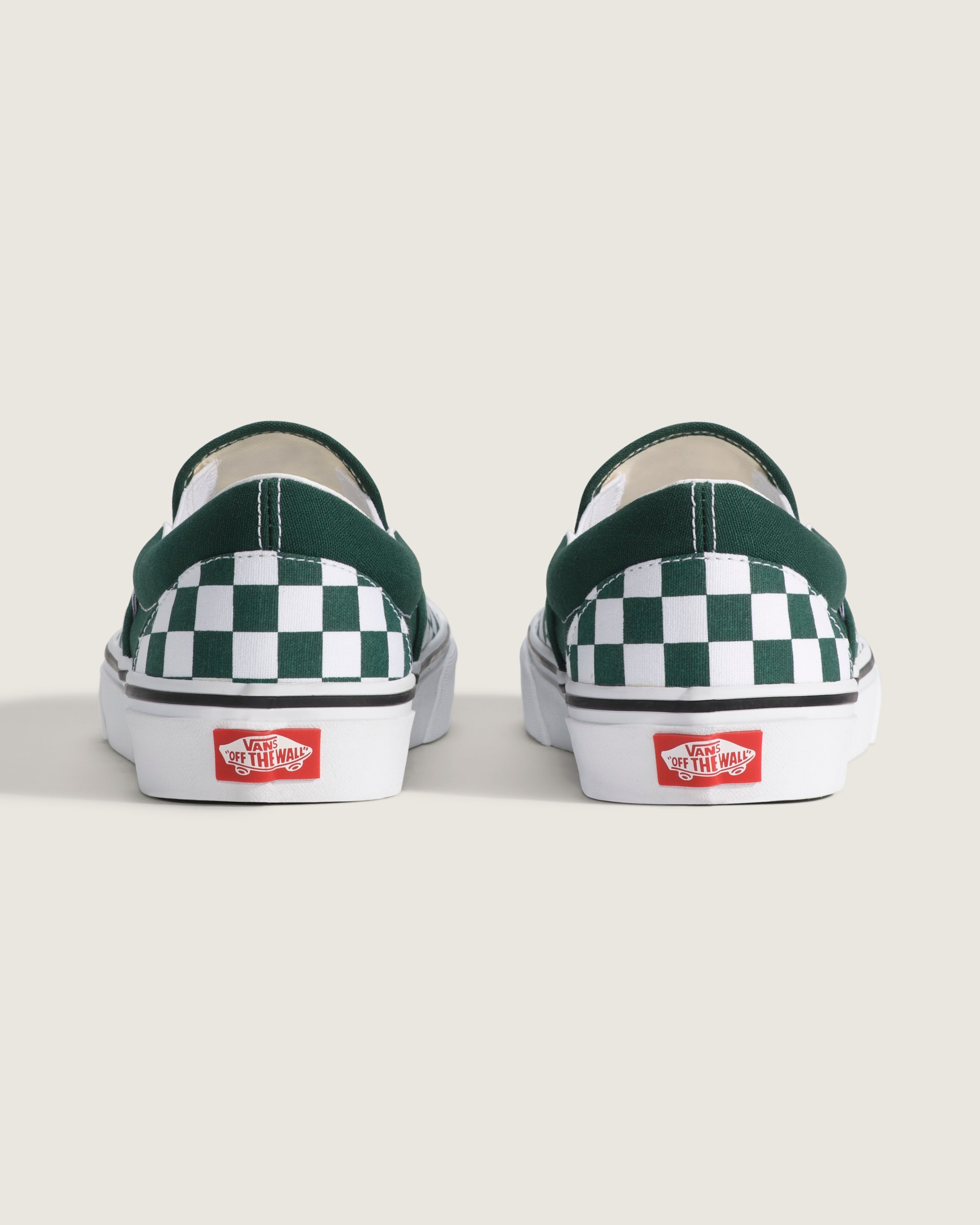 Classic Slip On Checkerboard Shoe VANS Emerald Green ALT3