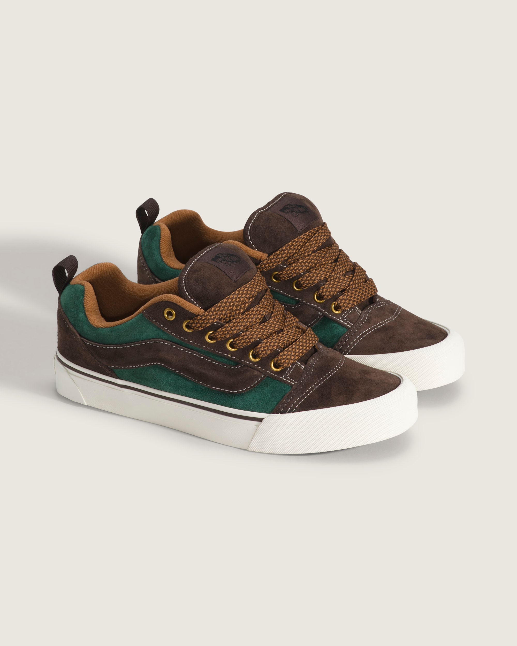 Knu Skool Shoe VANS Brown  Green ALT1