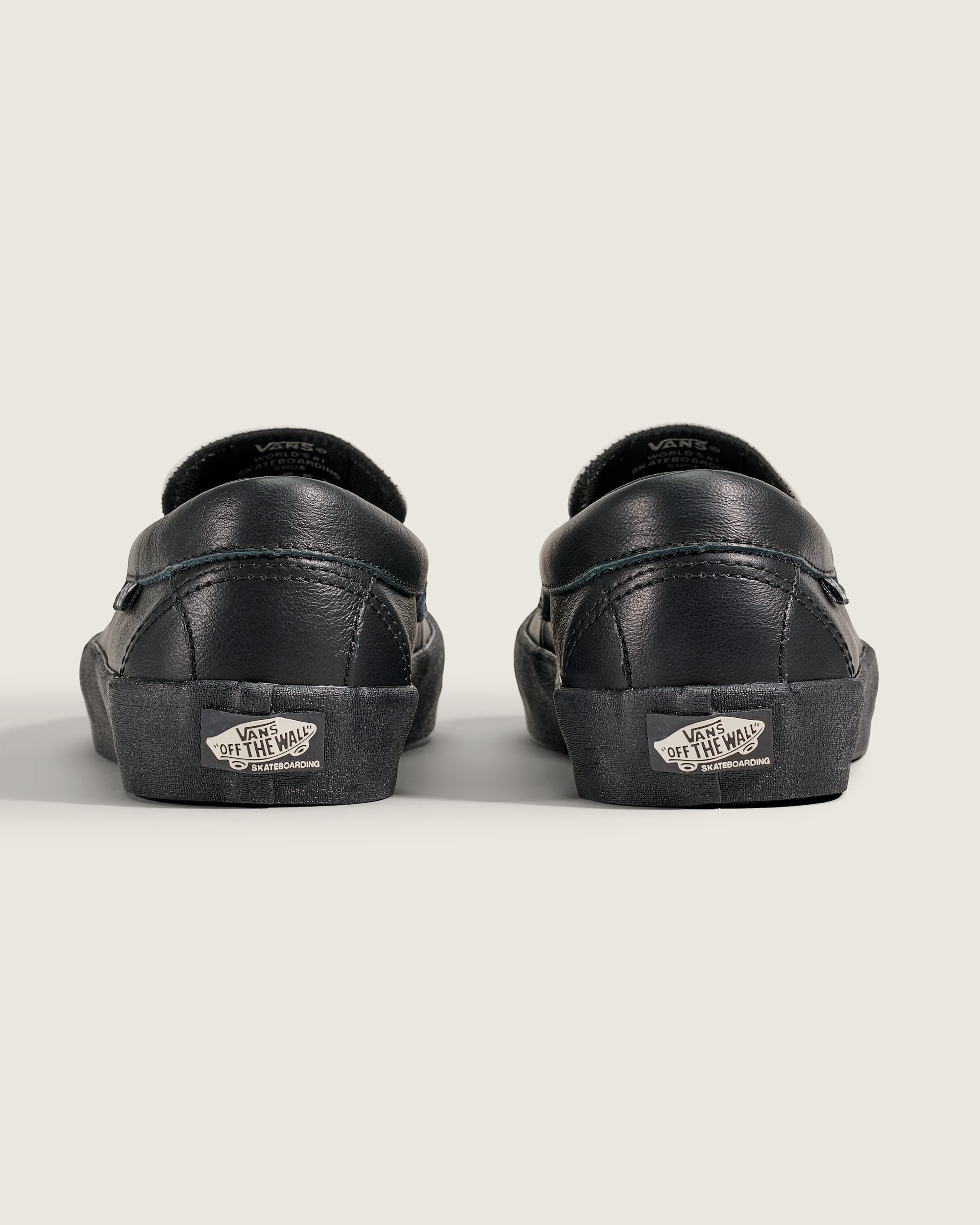 Skate Loafer Shoe VANS Black  White ALT3