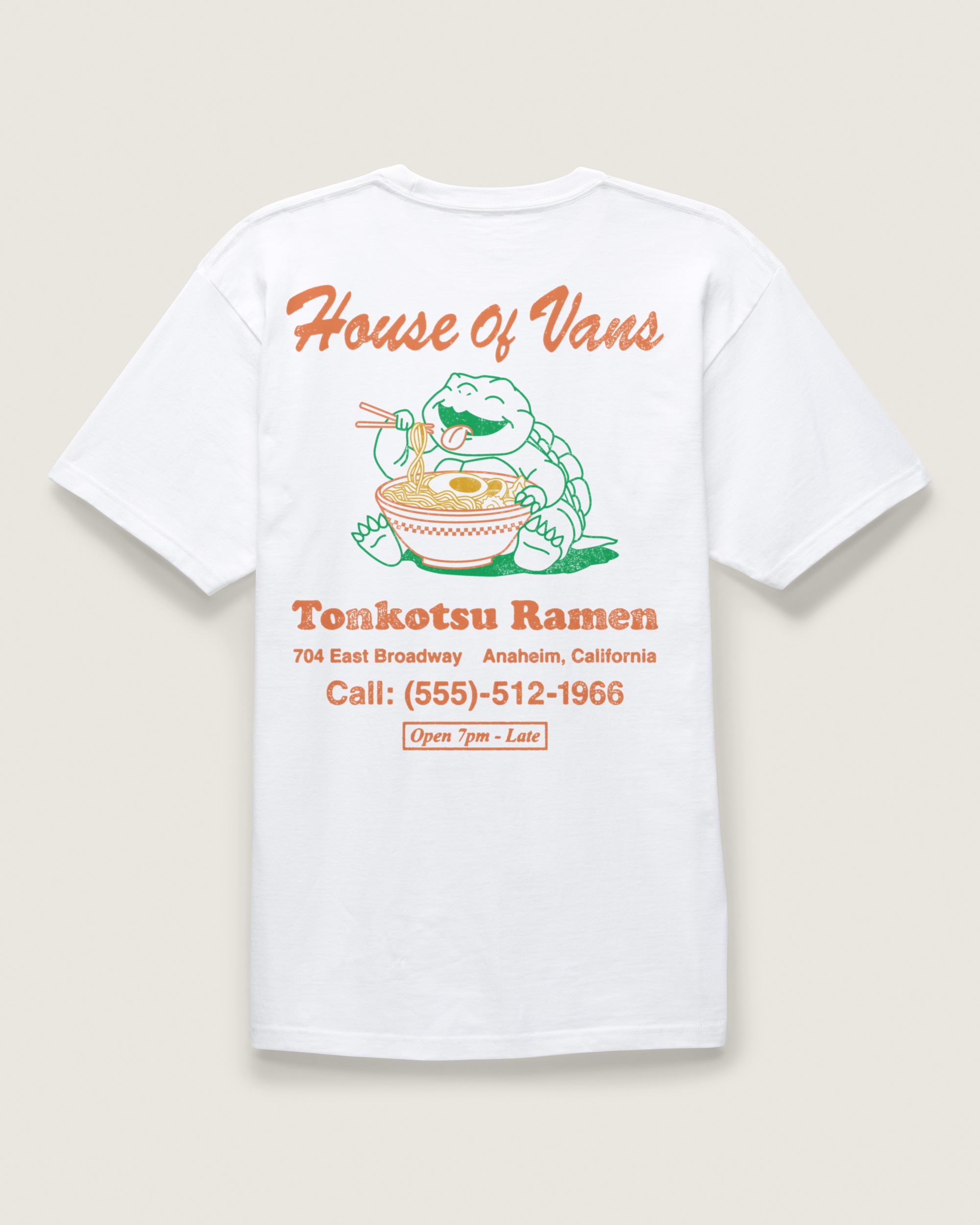 Hot Ramen TShirt VANS White HERO