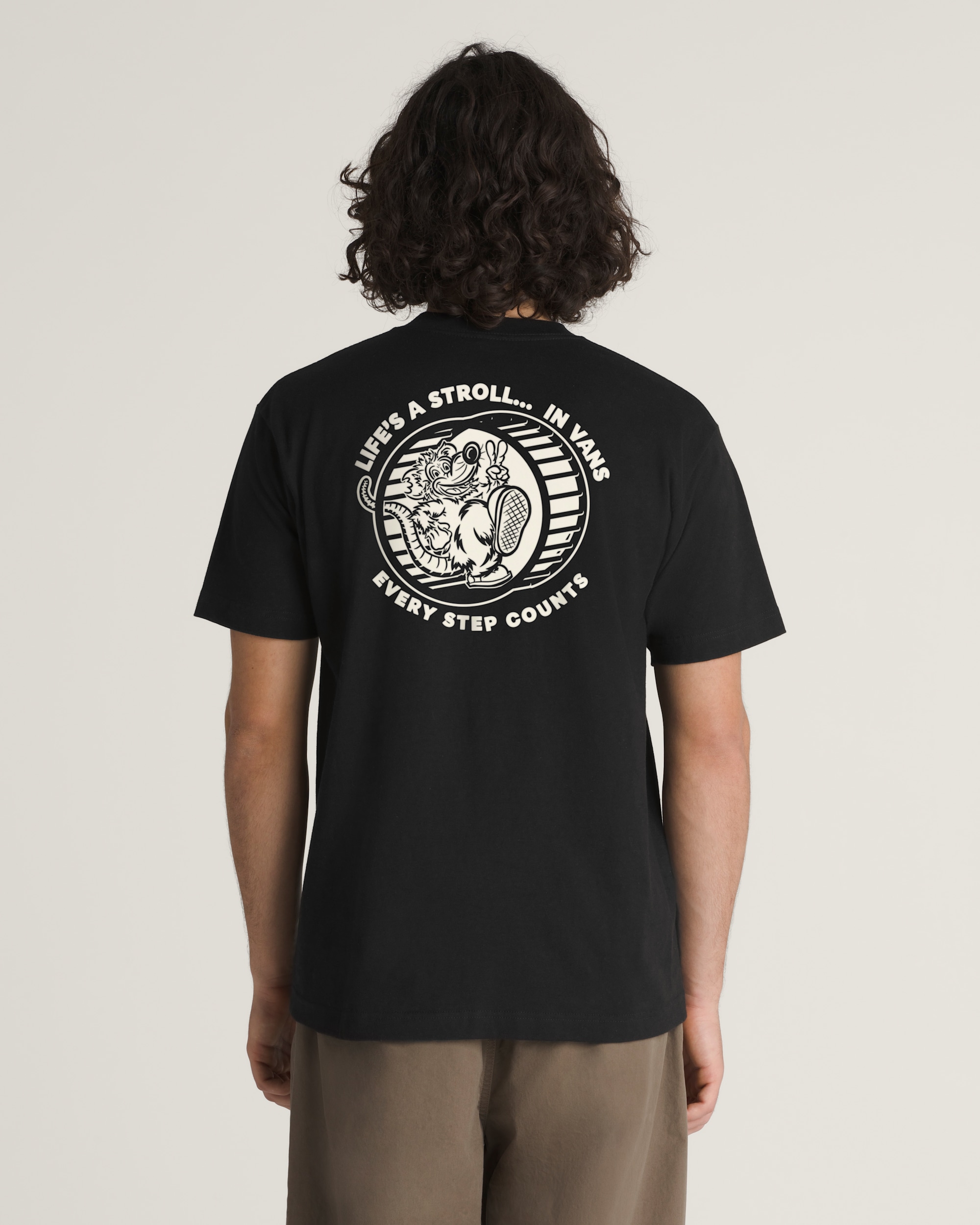 Wheelin in the Years TShirt VANS Black ALT2