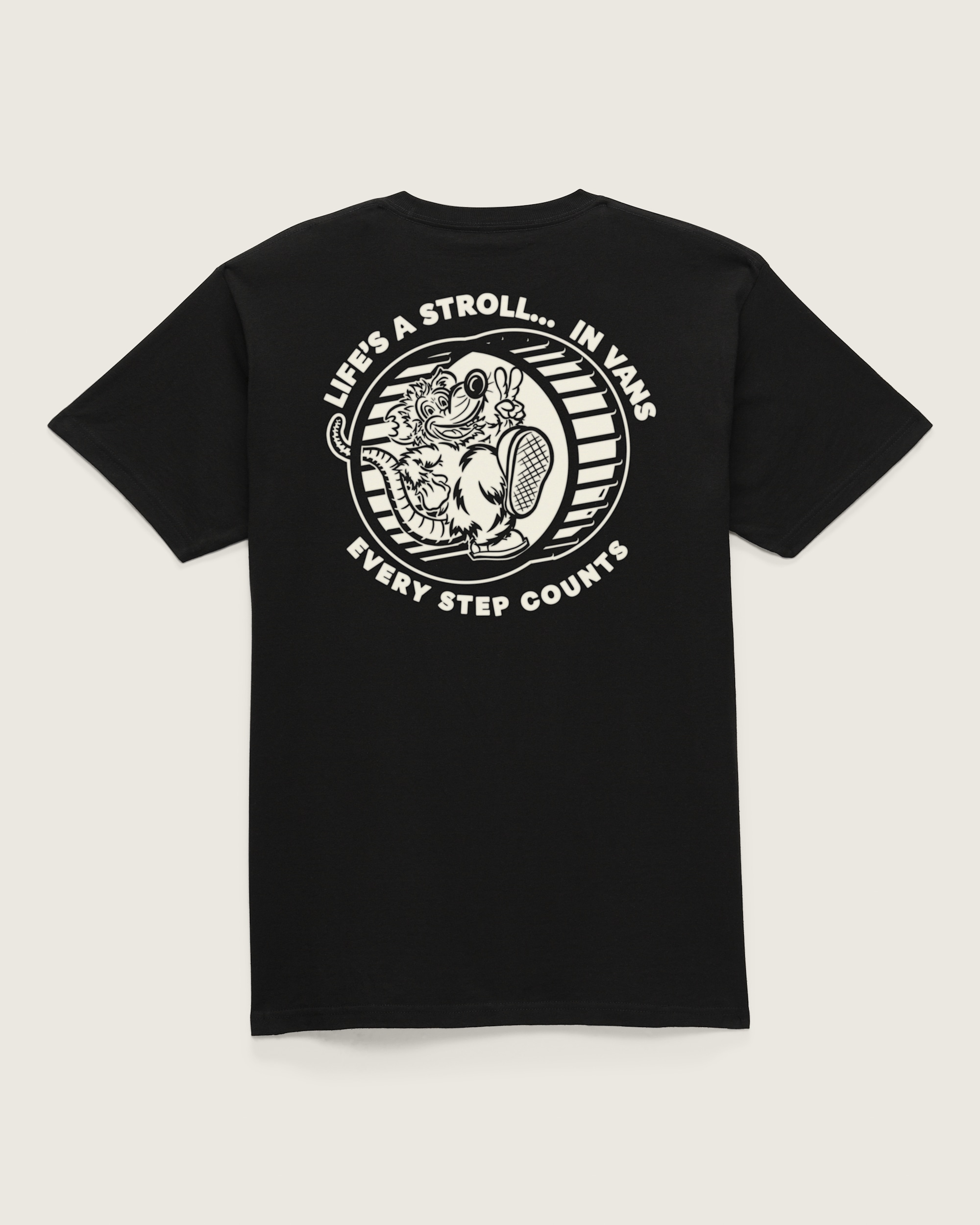 Wheelin in the Years TShirt VANS Black HERO