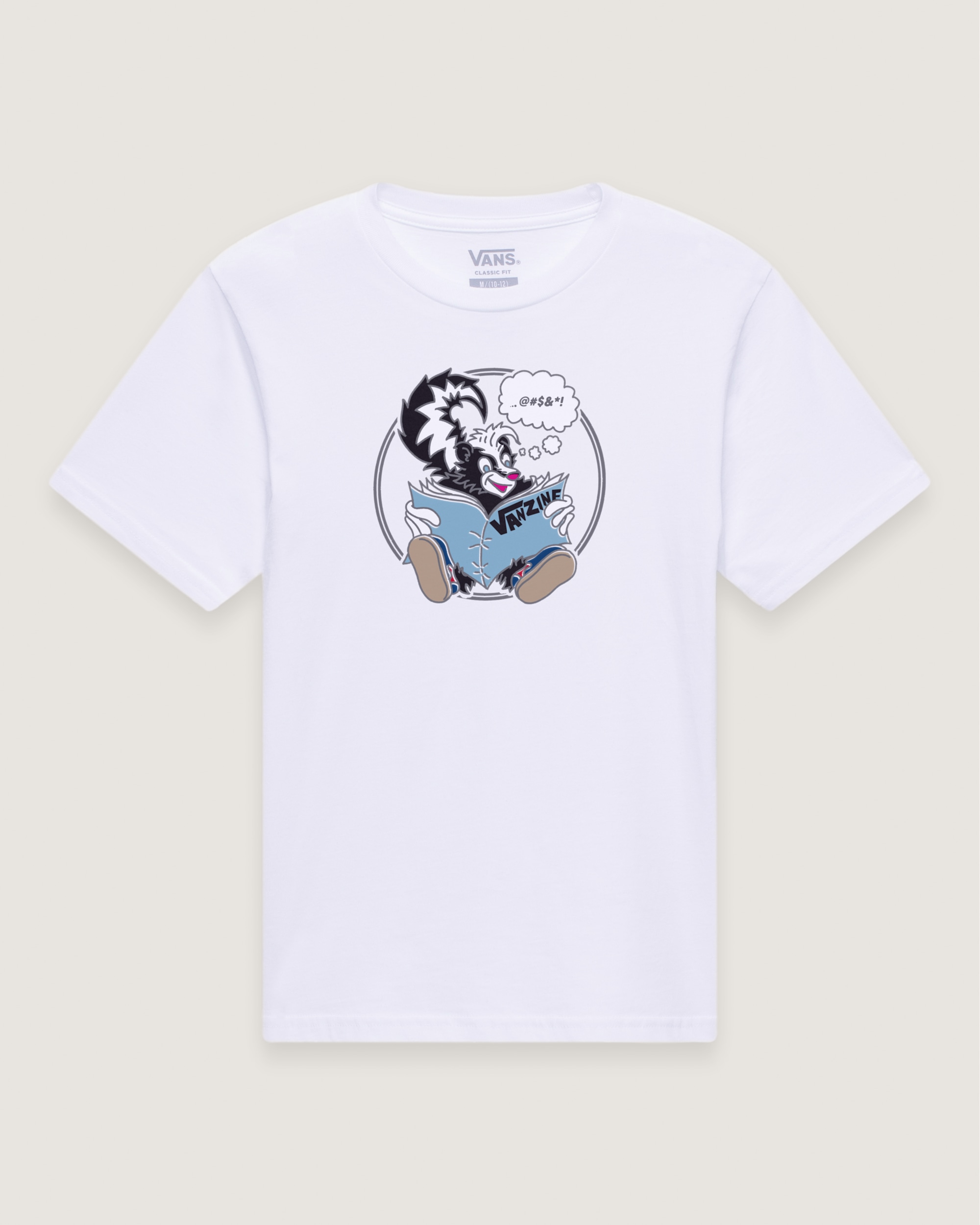 Kids Stinkin Reading TShirt VANS White HERO