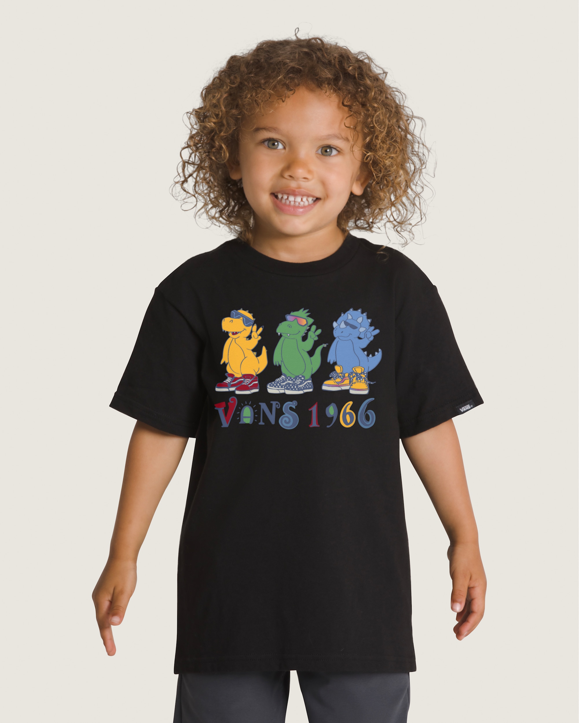 Little Kids Dino Bros TShirt VANS Black ALT1