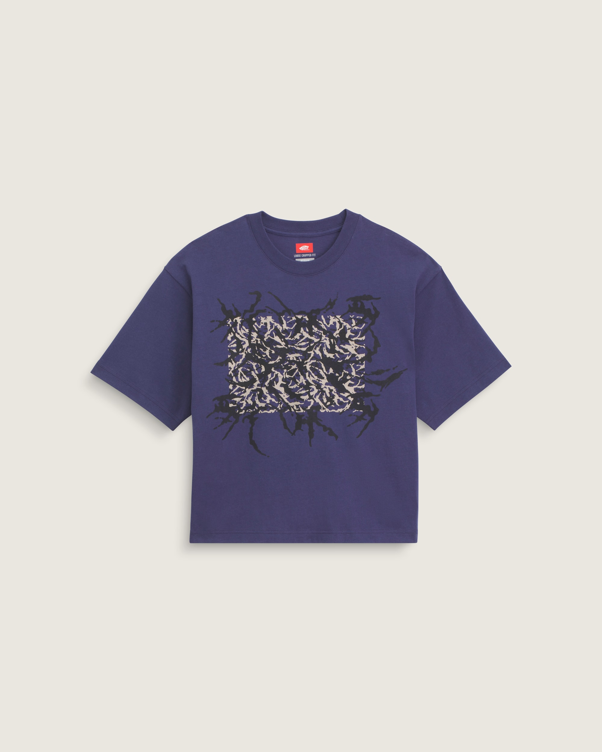 Skate Blurred TShirt VANS Deep Twilight Blue HERO