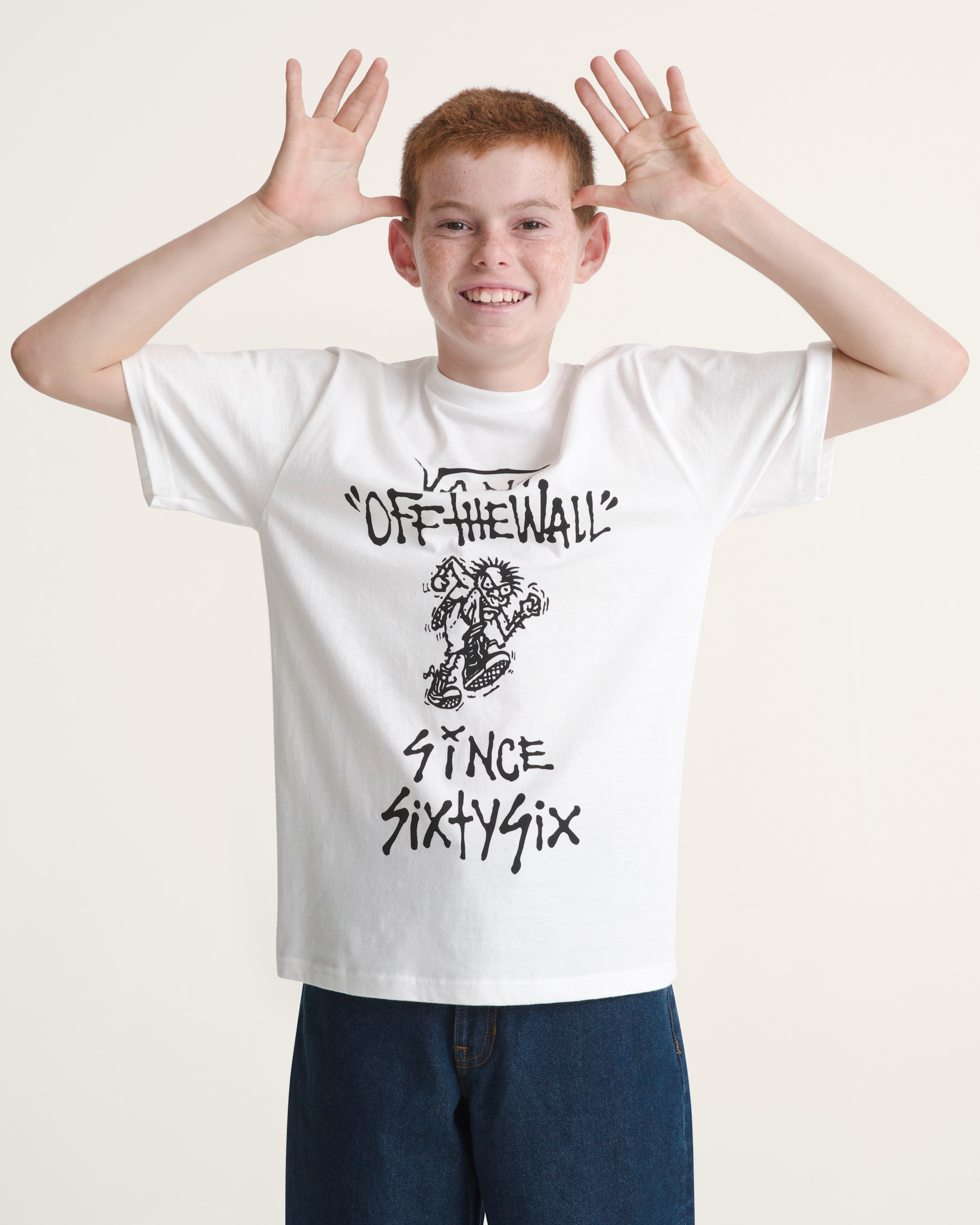 Kids Let Loose TShirt VANS White ALT2