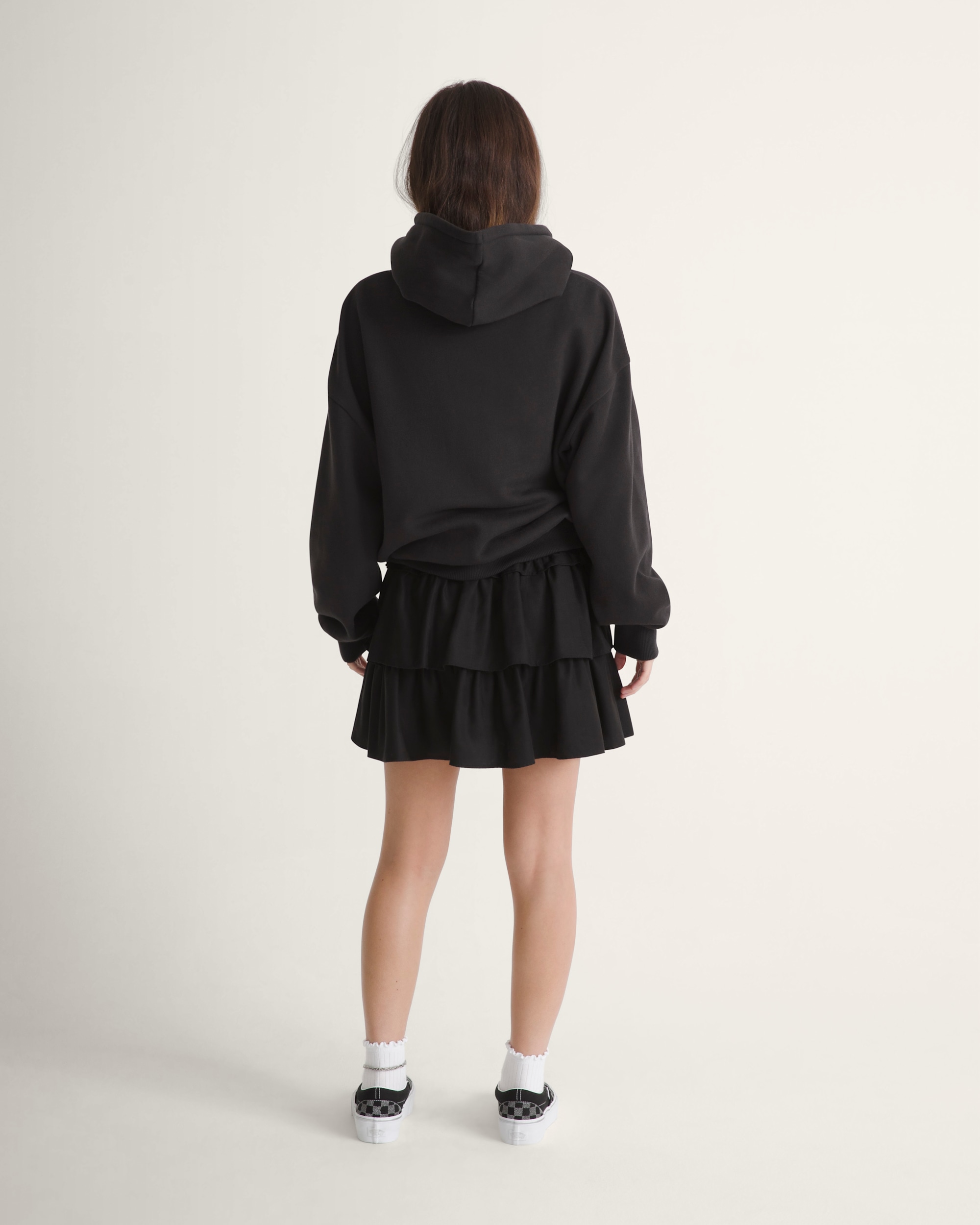 Ava Tiered Mini Skirt VANS Black ALT4