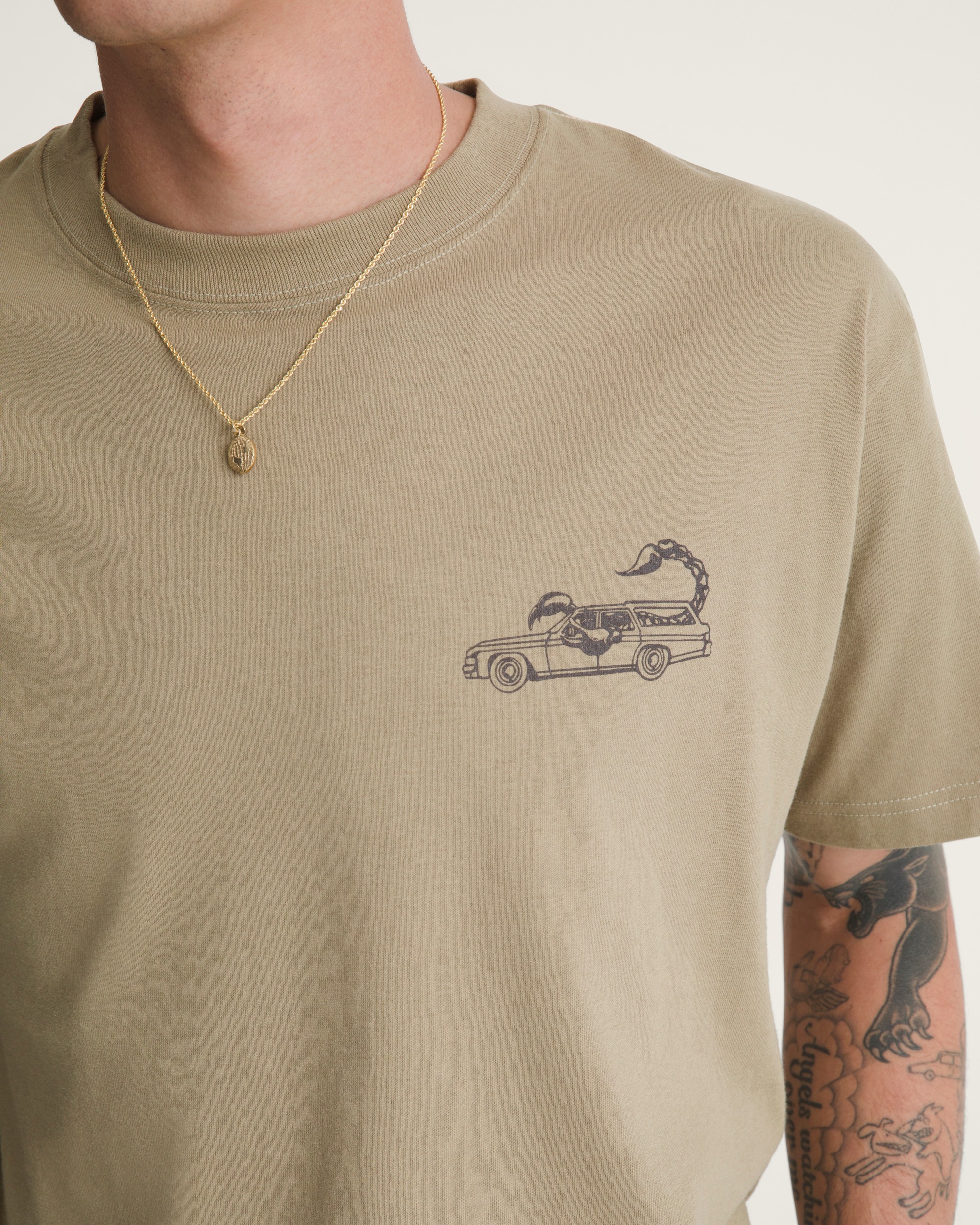 Sting Wagon TShirt VANS Bay Leaf Green ALT4