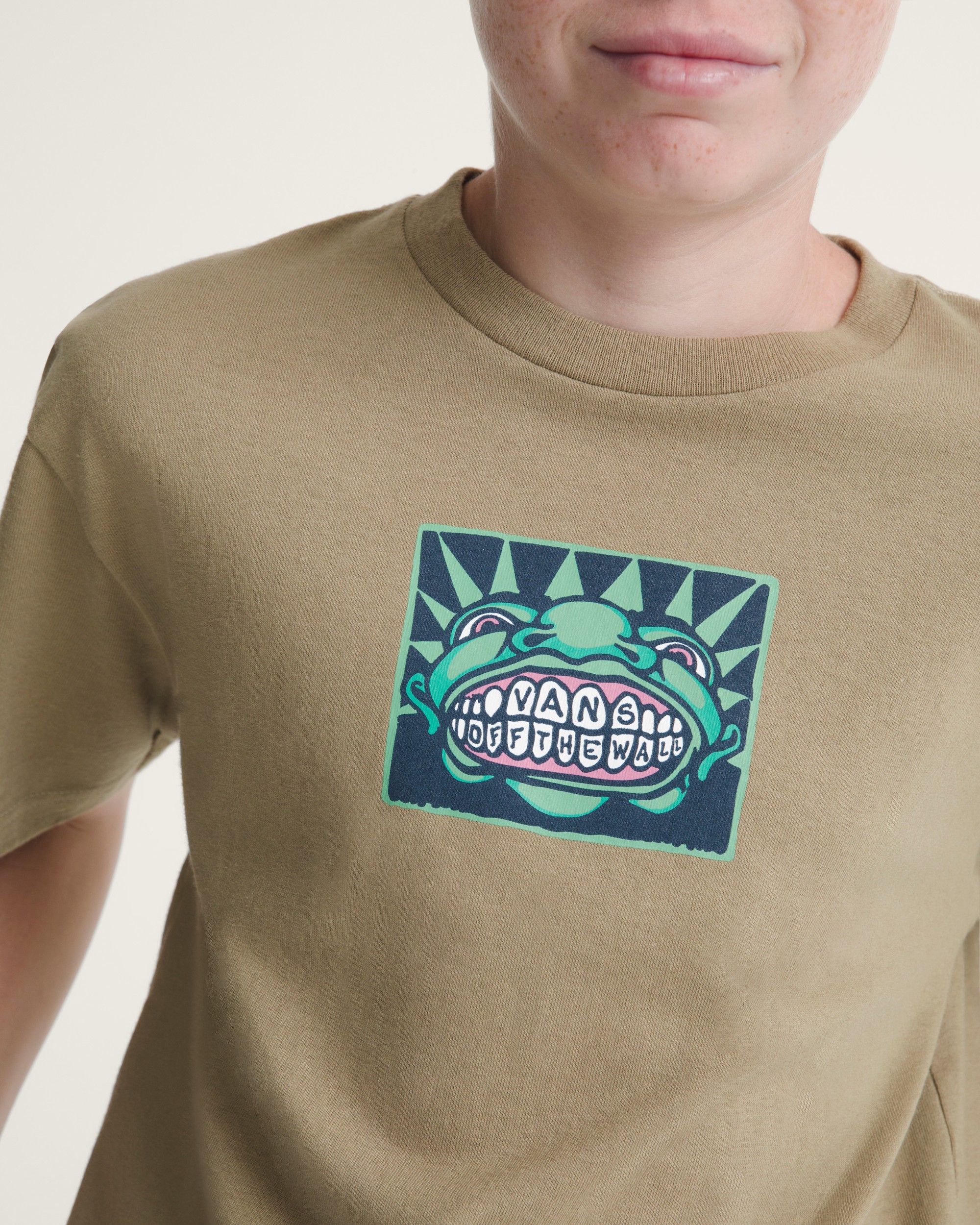 Kids Vans Mouf TShirt VANS Bay Leaf Brown ALT4