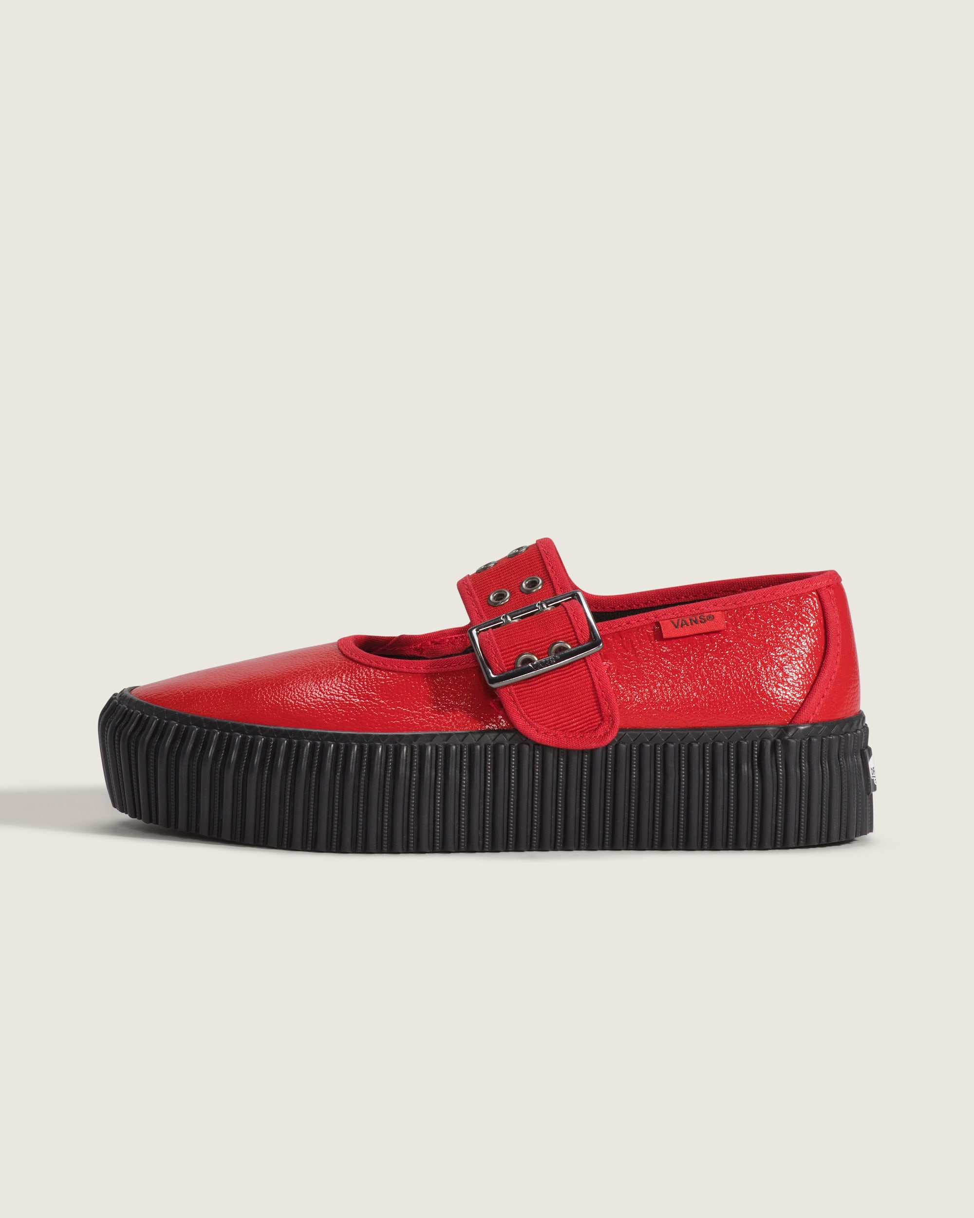 Mary Jane Creeper Shoe VANS Racing Red HERO