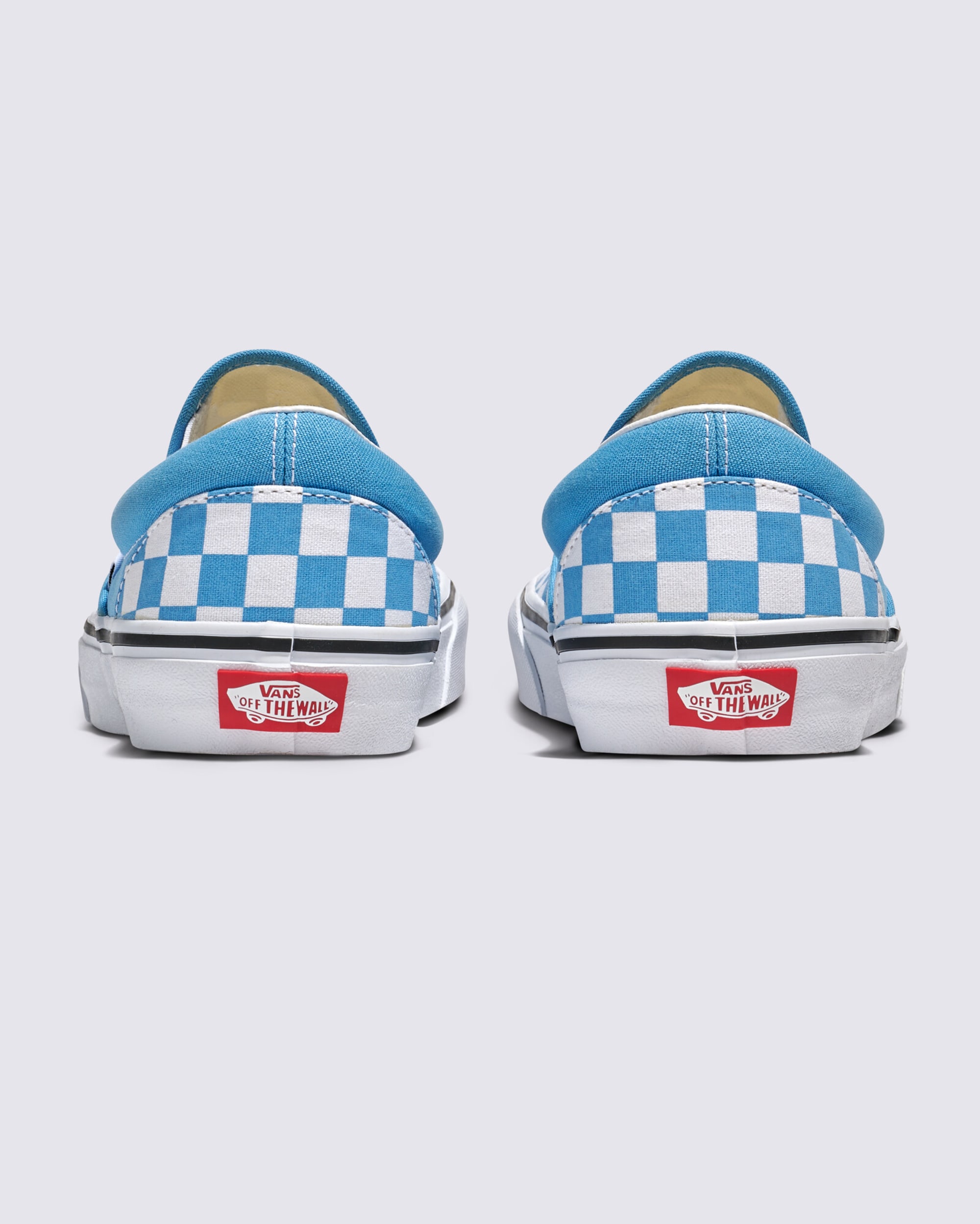 Chaussure Classic SlipOn  damier VANS Bleu Heritage  Blanc ALT3
